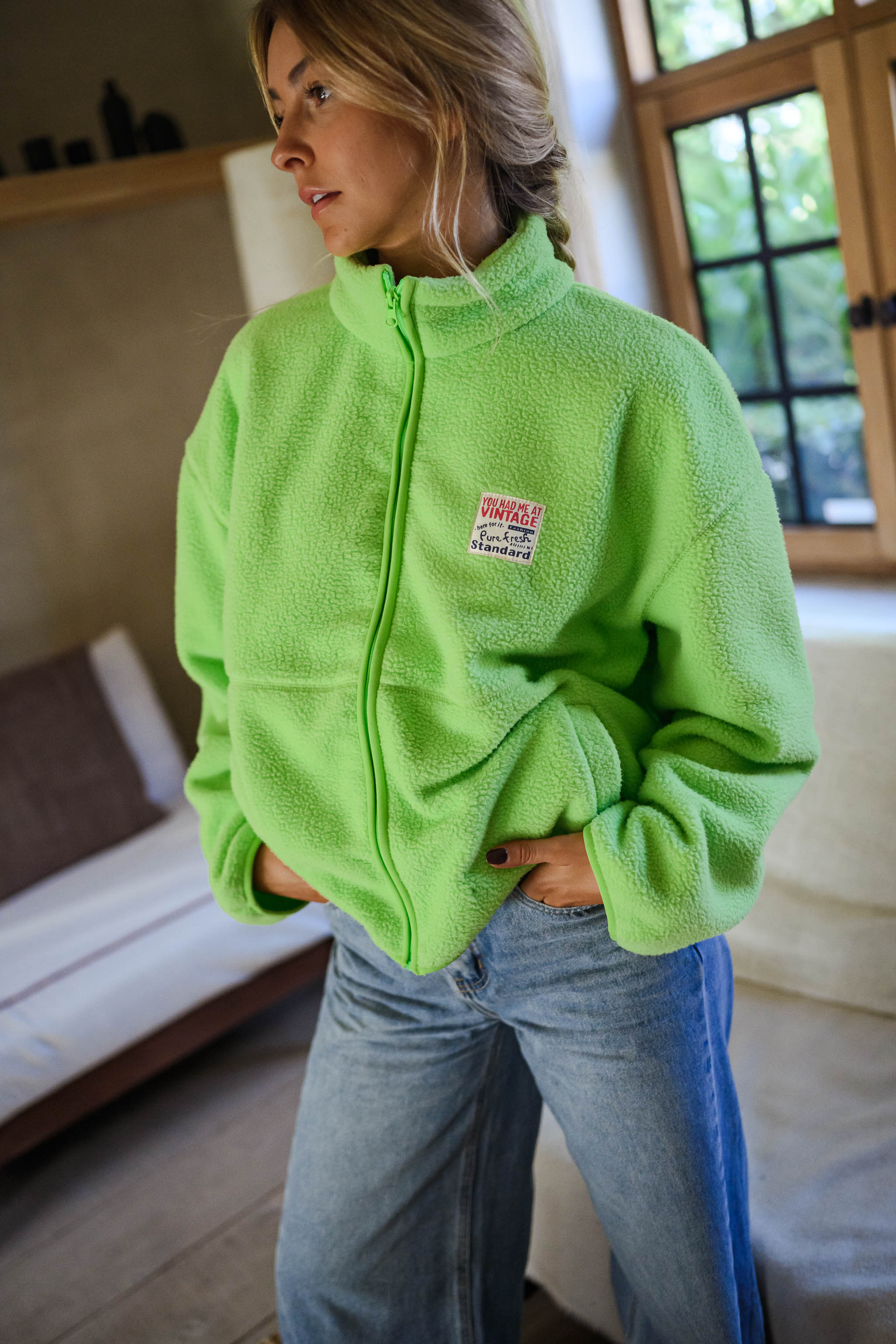 Green Sevan Fleece Jacket - Image 10