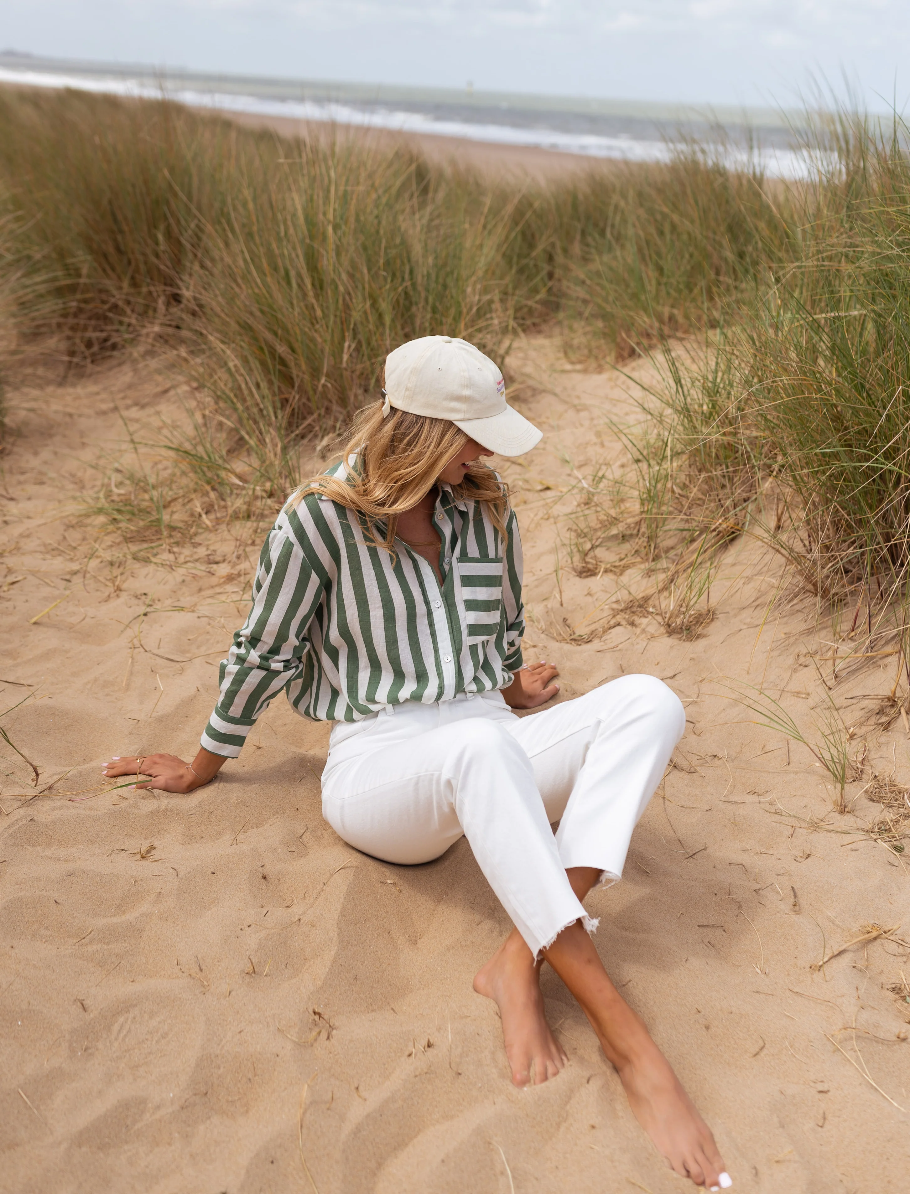 Green Striped Benza Shirt - Image 3