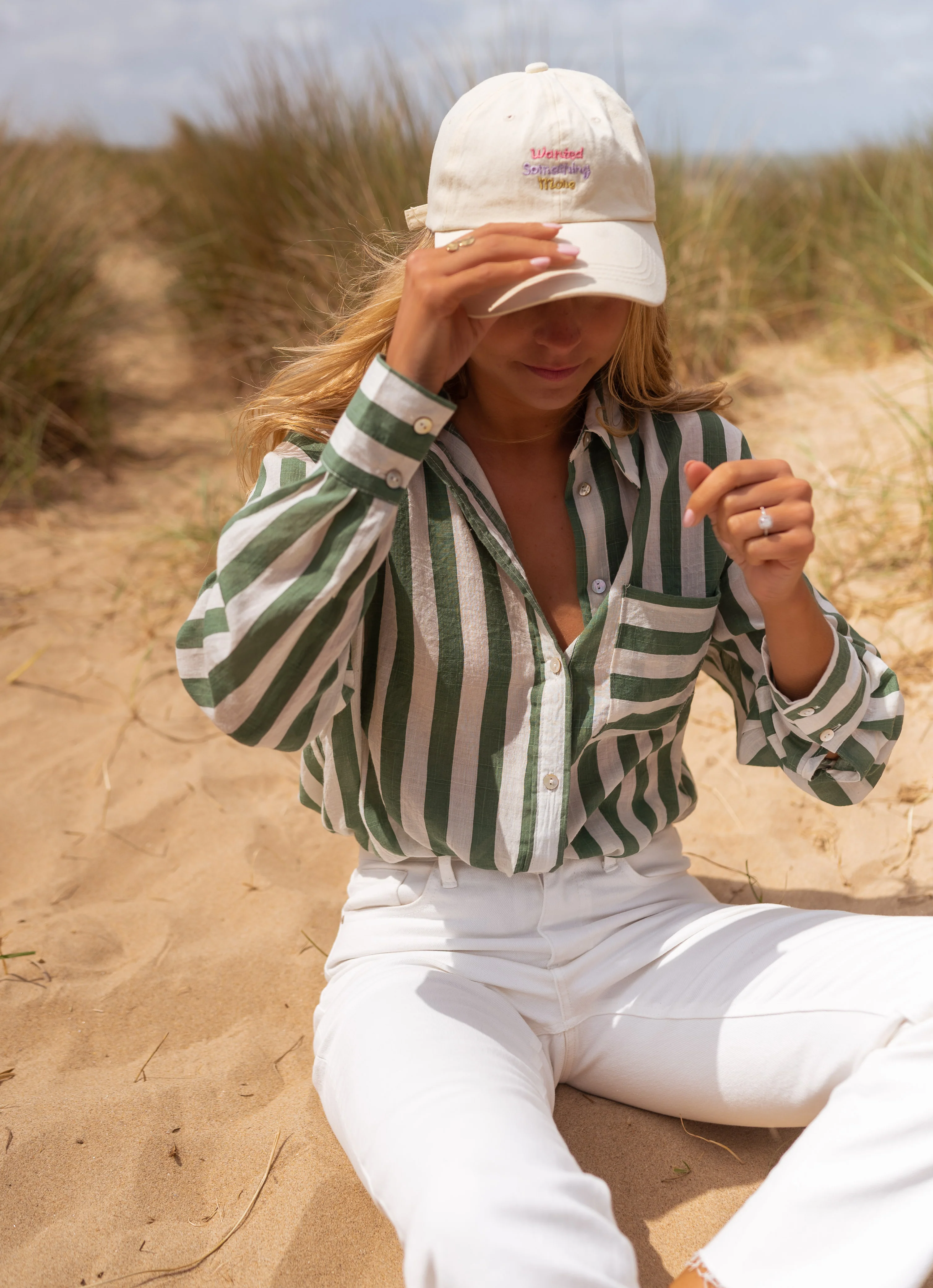 Green Striped Benza Shirt - Image 6