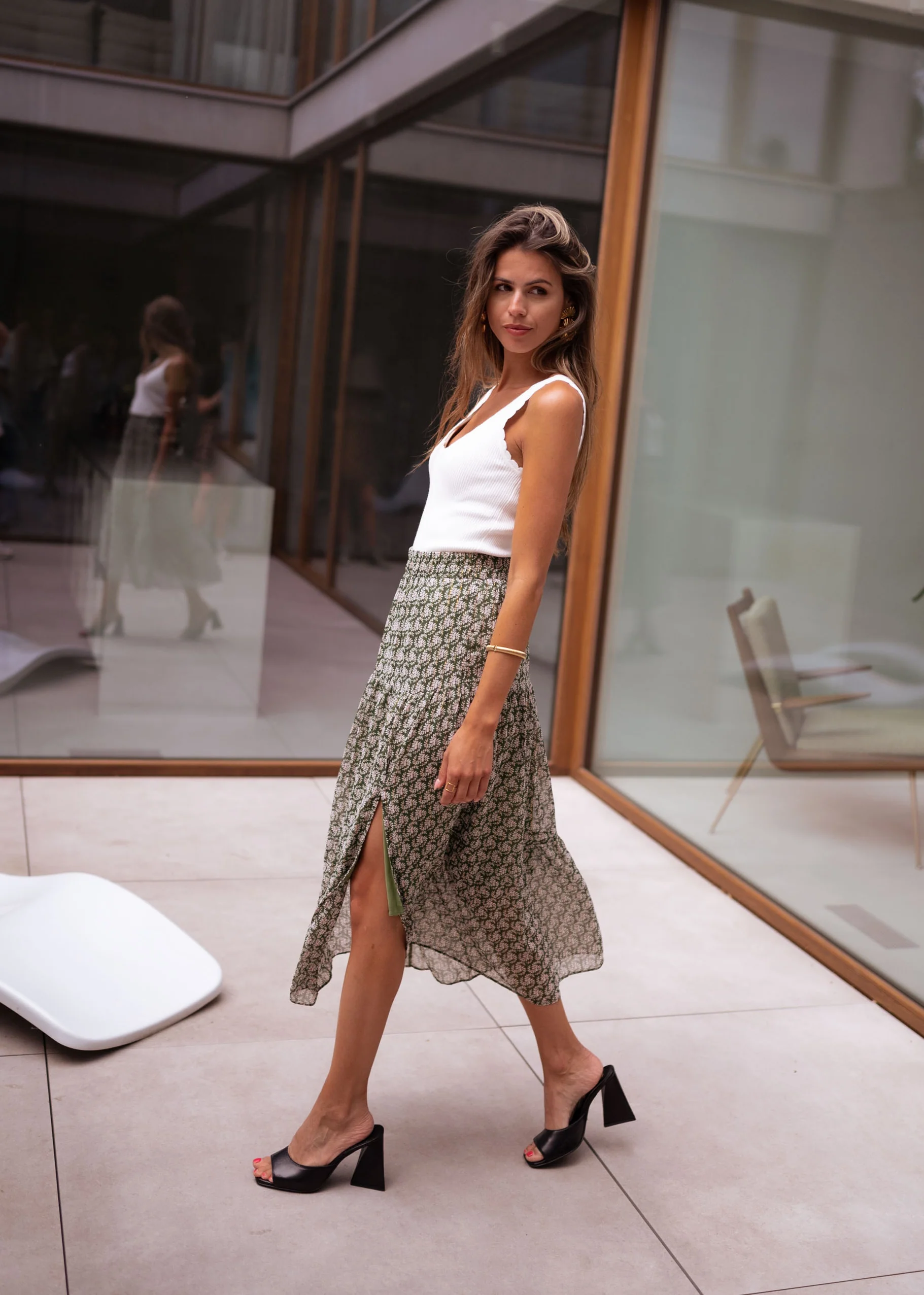 Green Zoe Skirt - Image 5