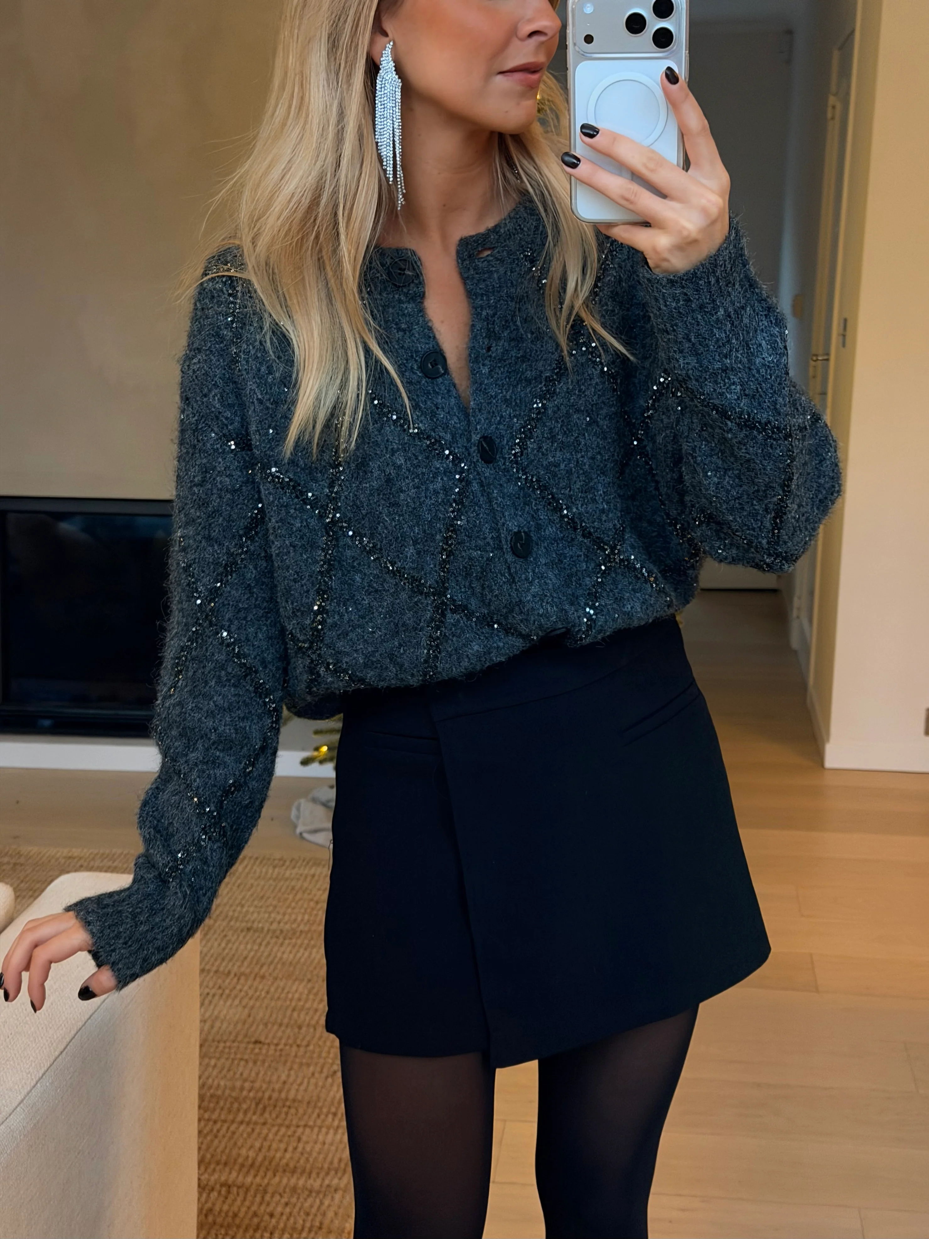 Grey Anna Cardigan - Image 10