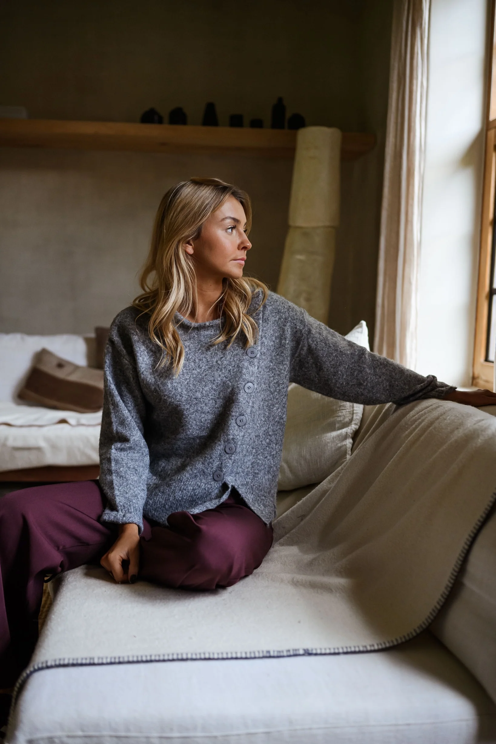 Grey Mael Sweater - Image 2