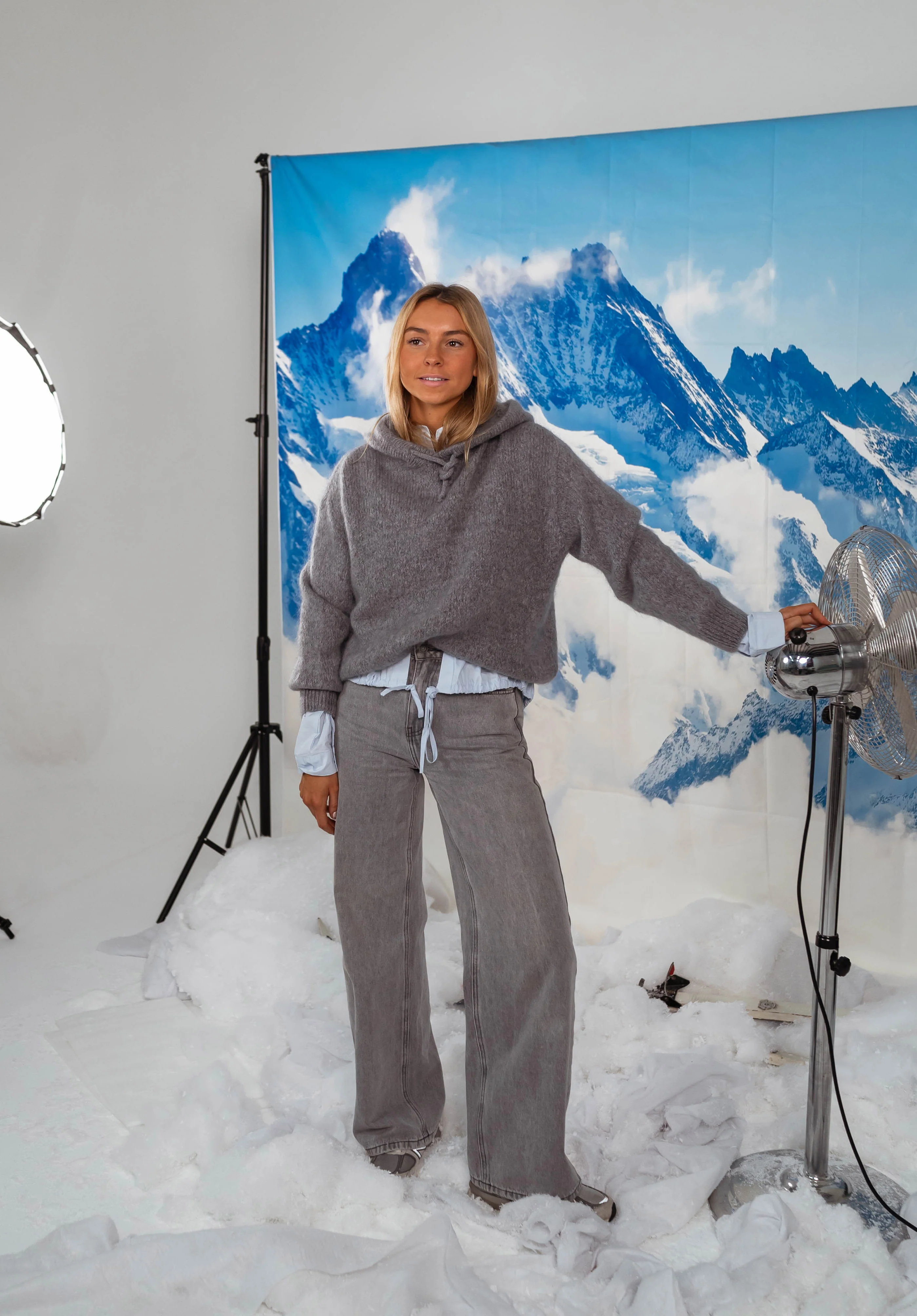 Grey Nikki Sweater - Image 2