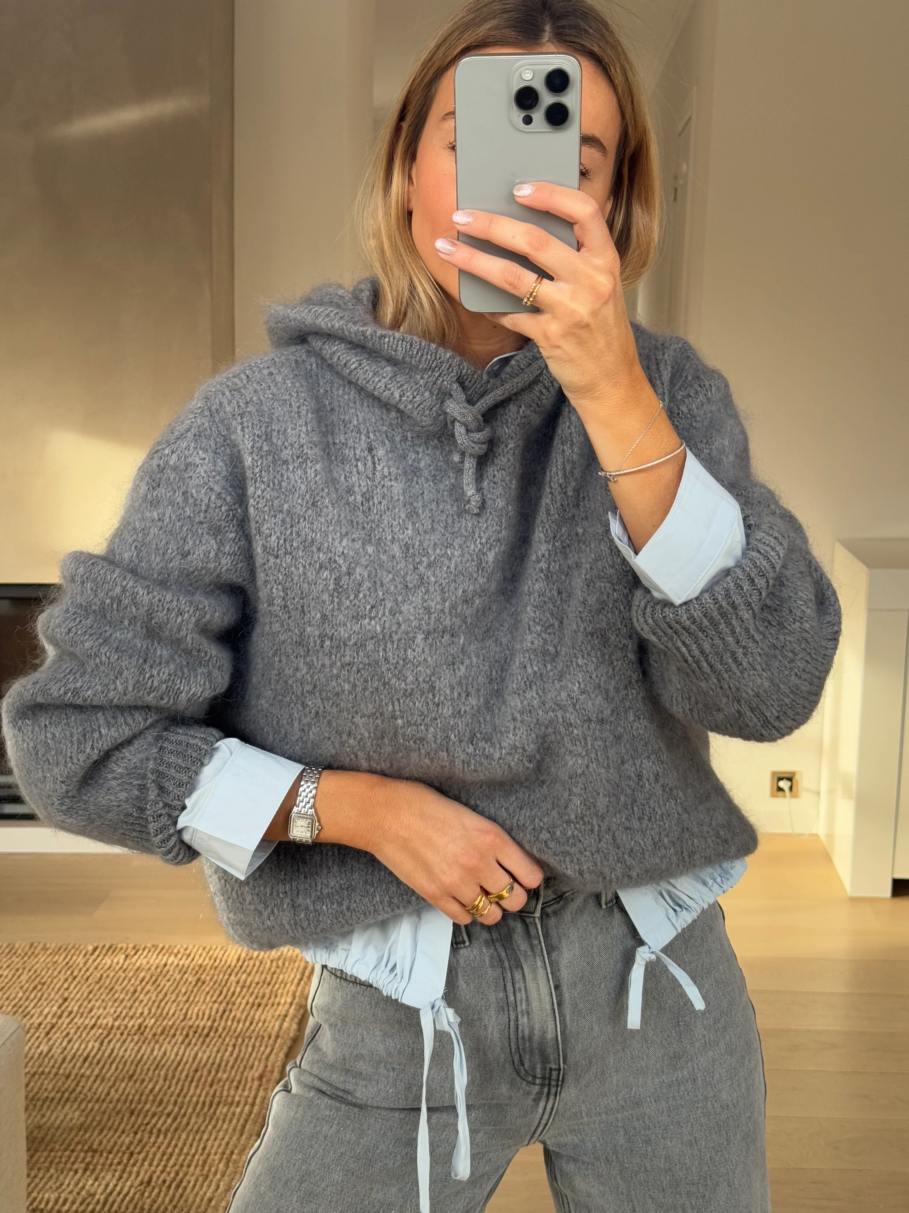 Grey Nikki Sweater - Image 7