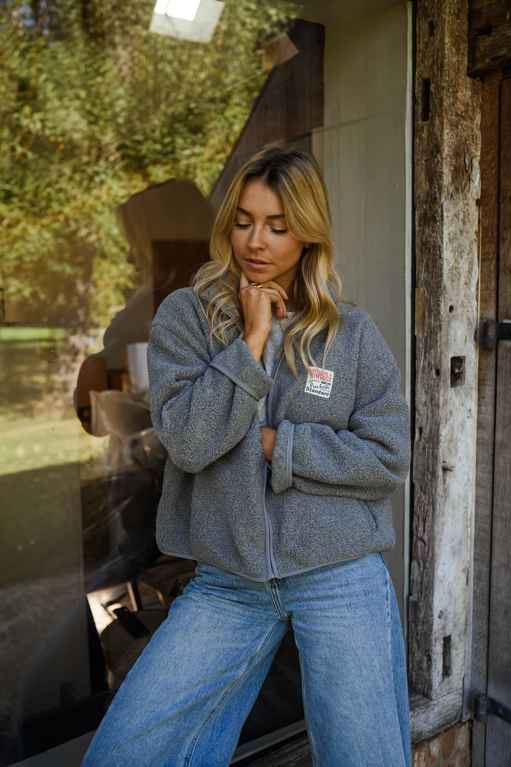 Grey Sevan Fleece Jacket - Image 11