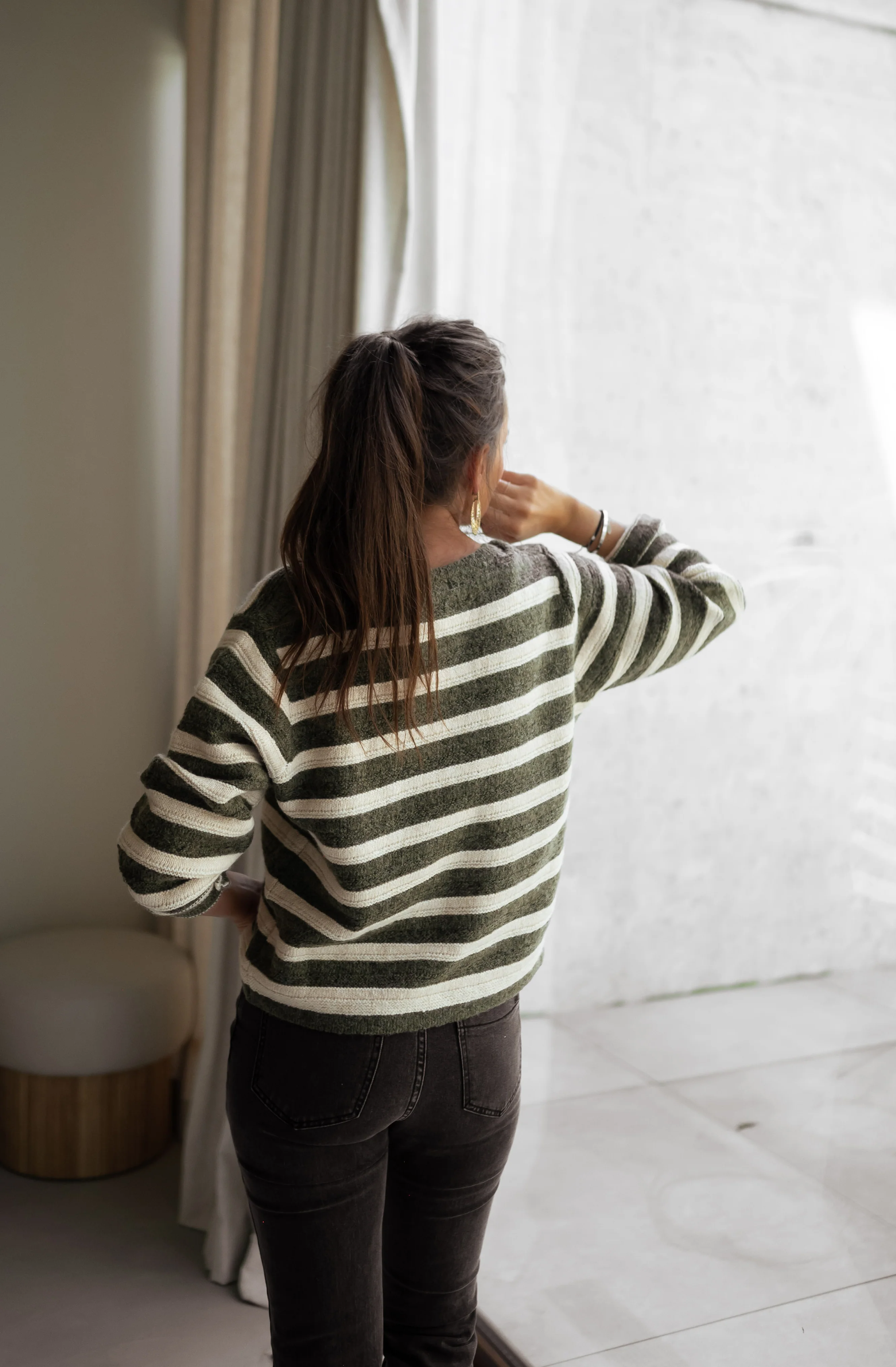Khaki Bruce Cardigan - Image 3