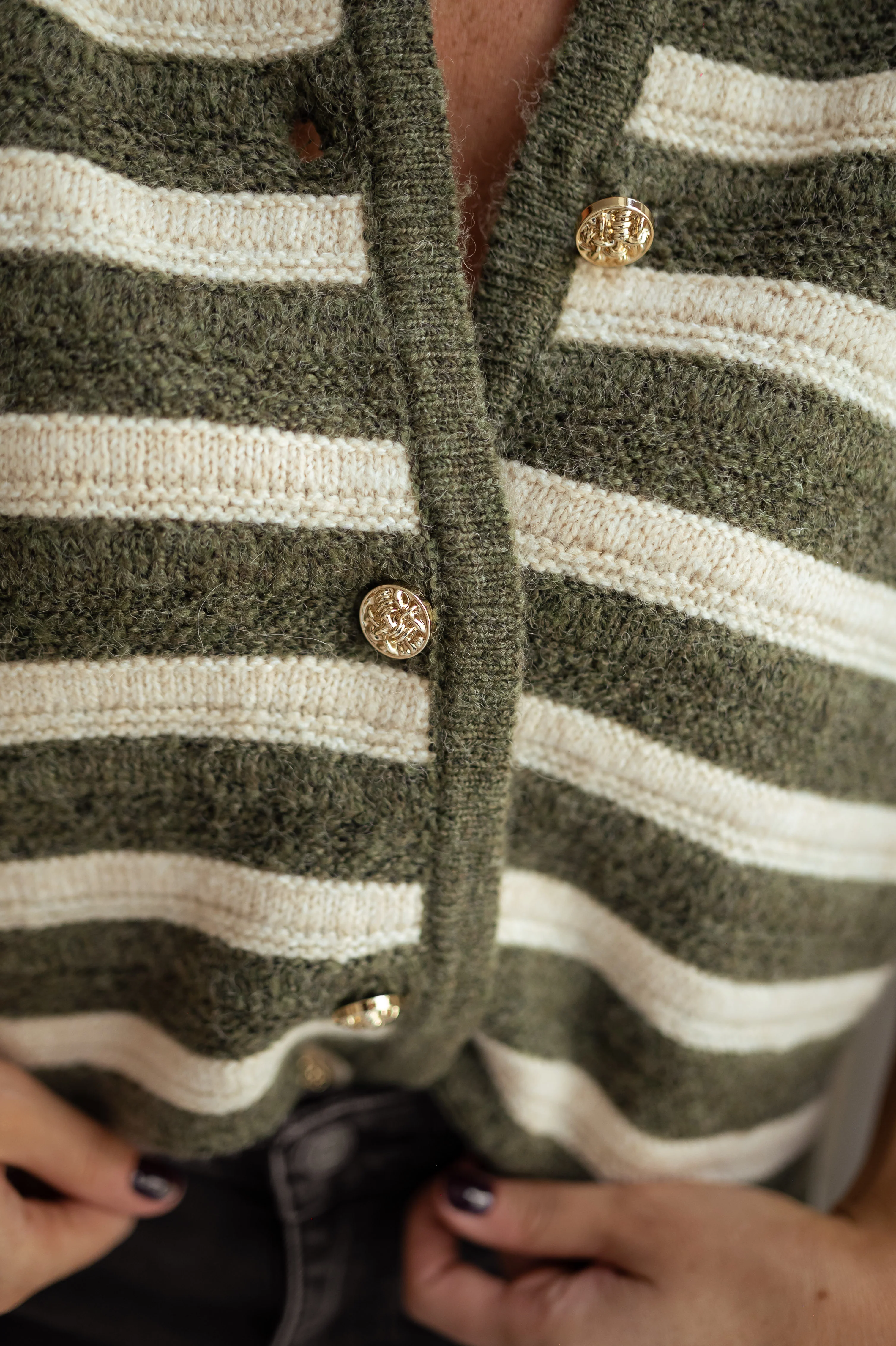 Khaki Bruce Cardigan - Image 4