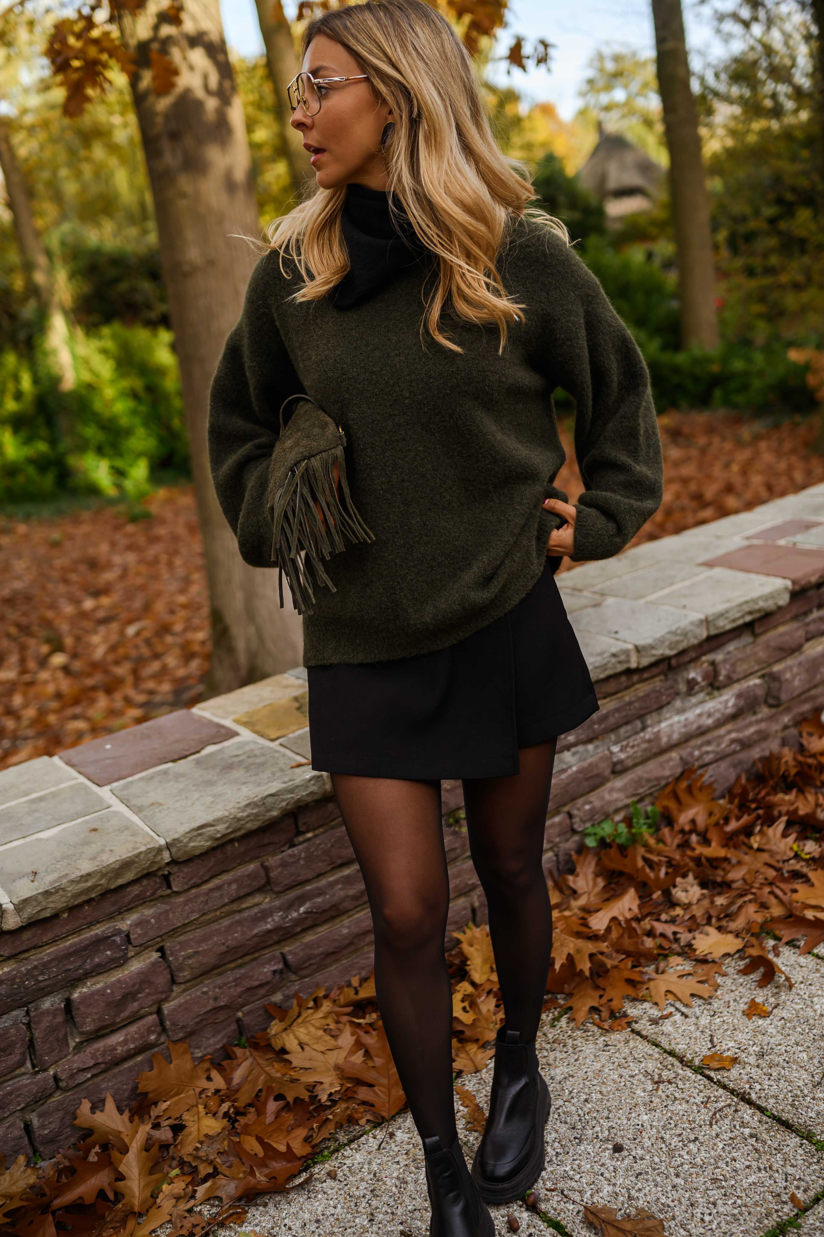 Khaki Jutta Sweater - Image 2