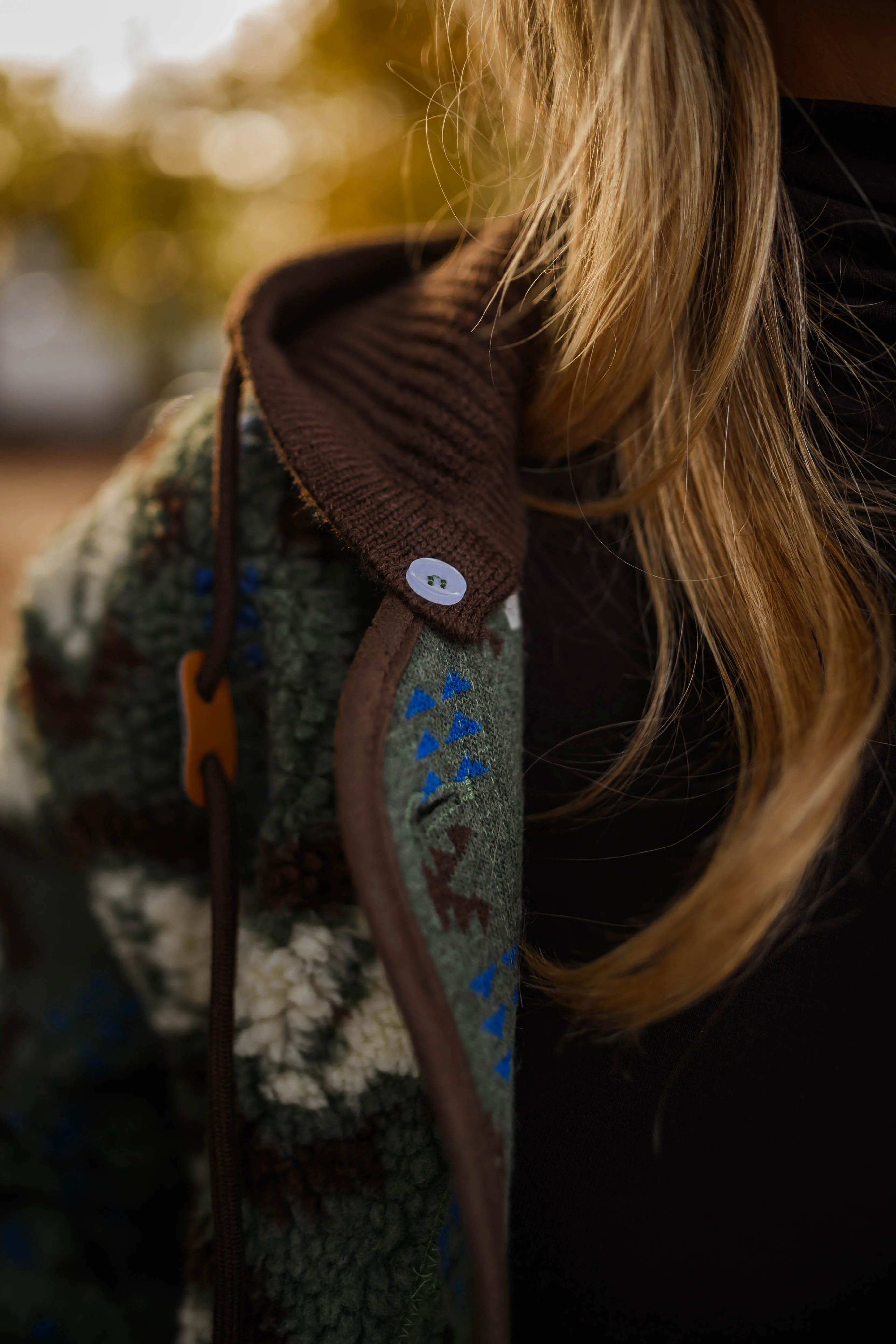 Khaki Patterned Malory Coat - Image 9