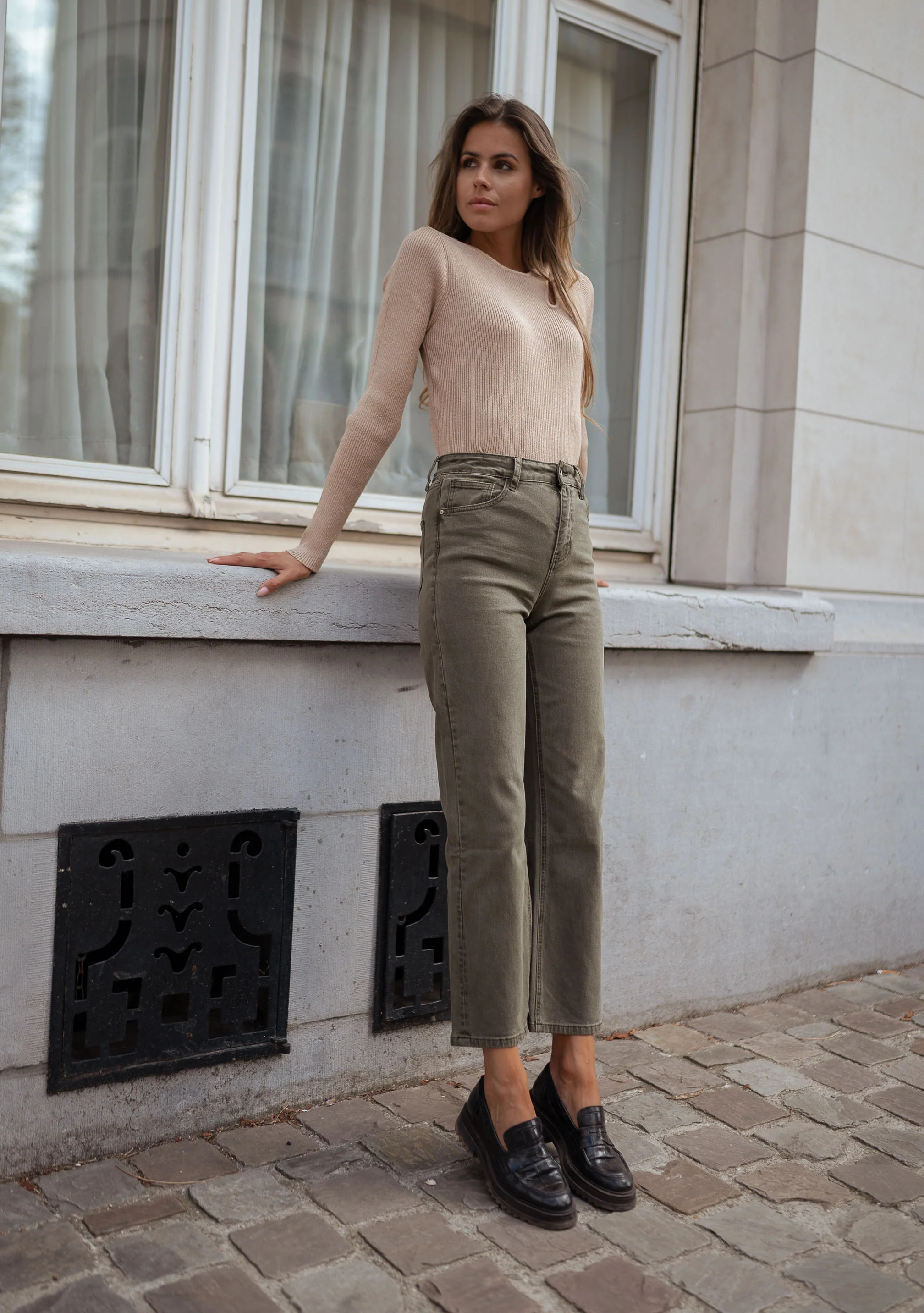 Khaki Solan Jeans - Image 5
