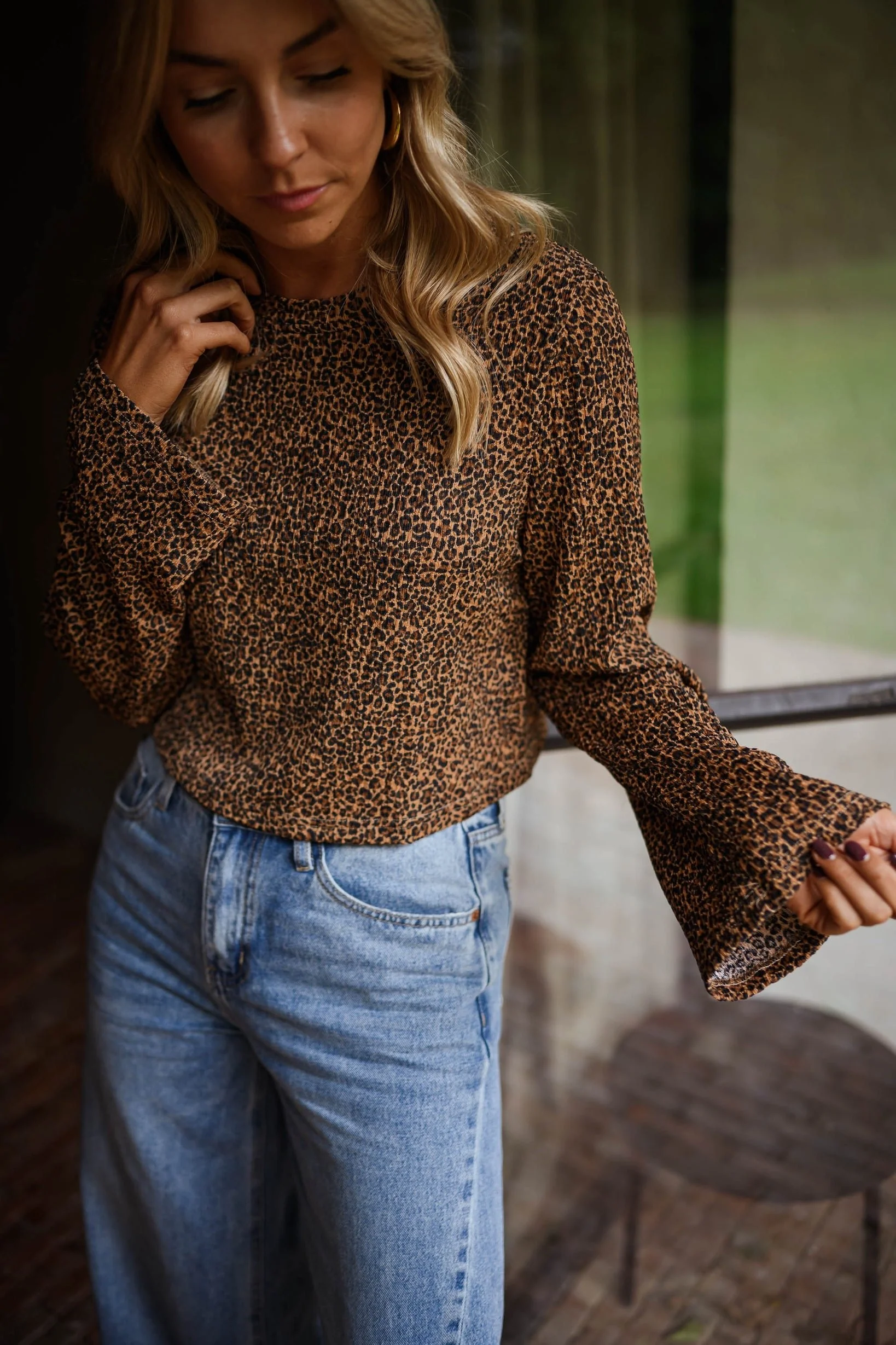 Leopard Analy Blouse - Image 3