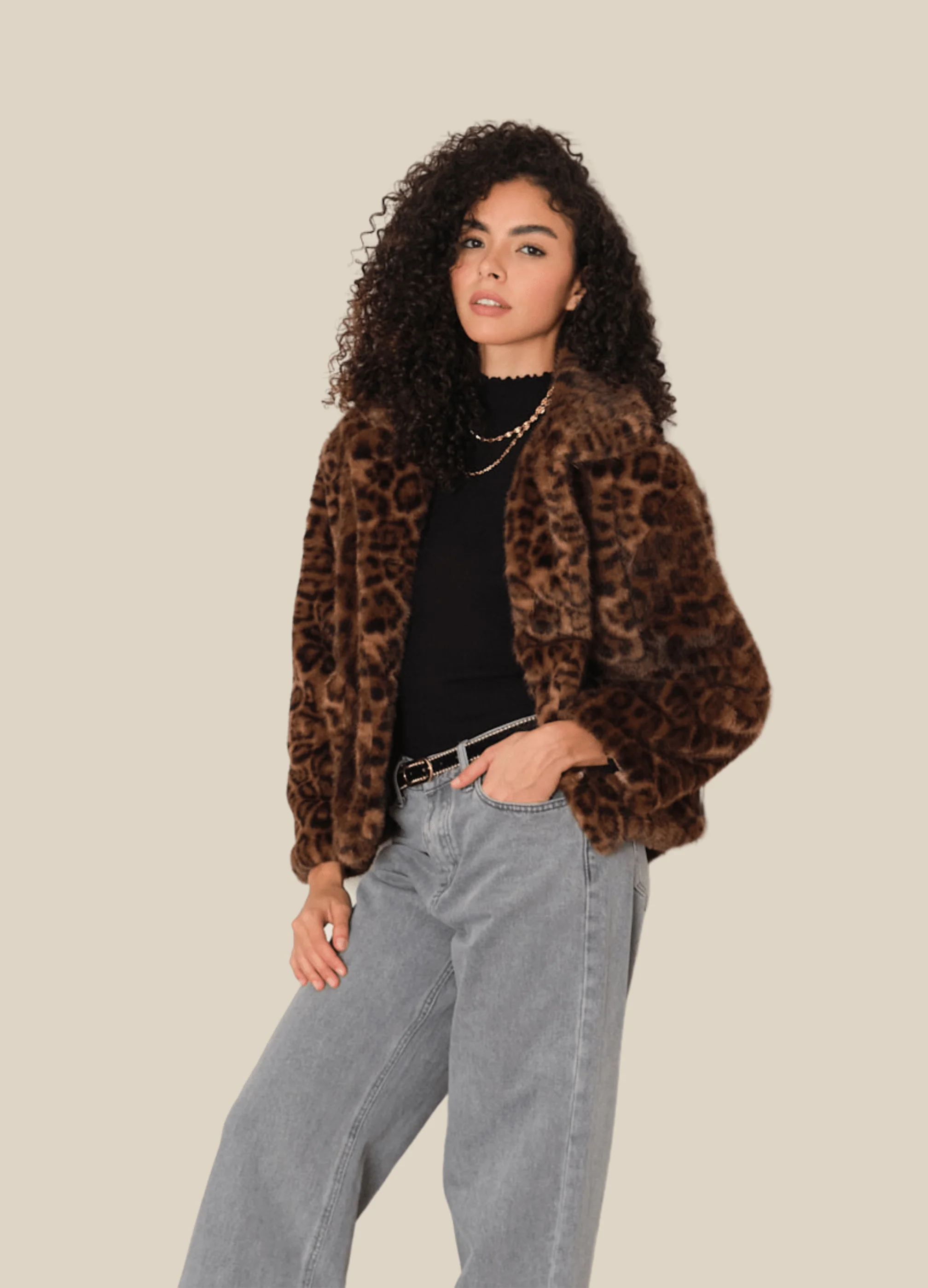 Leopard Gaya Coat - Image 3