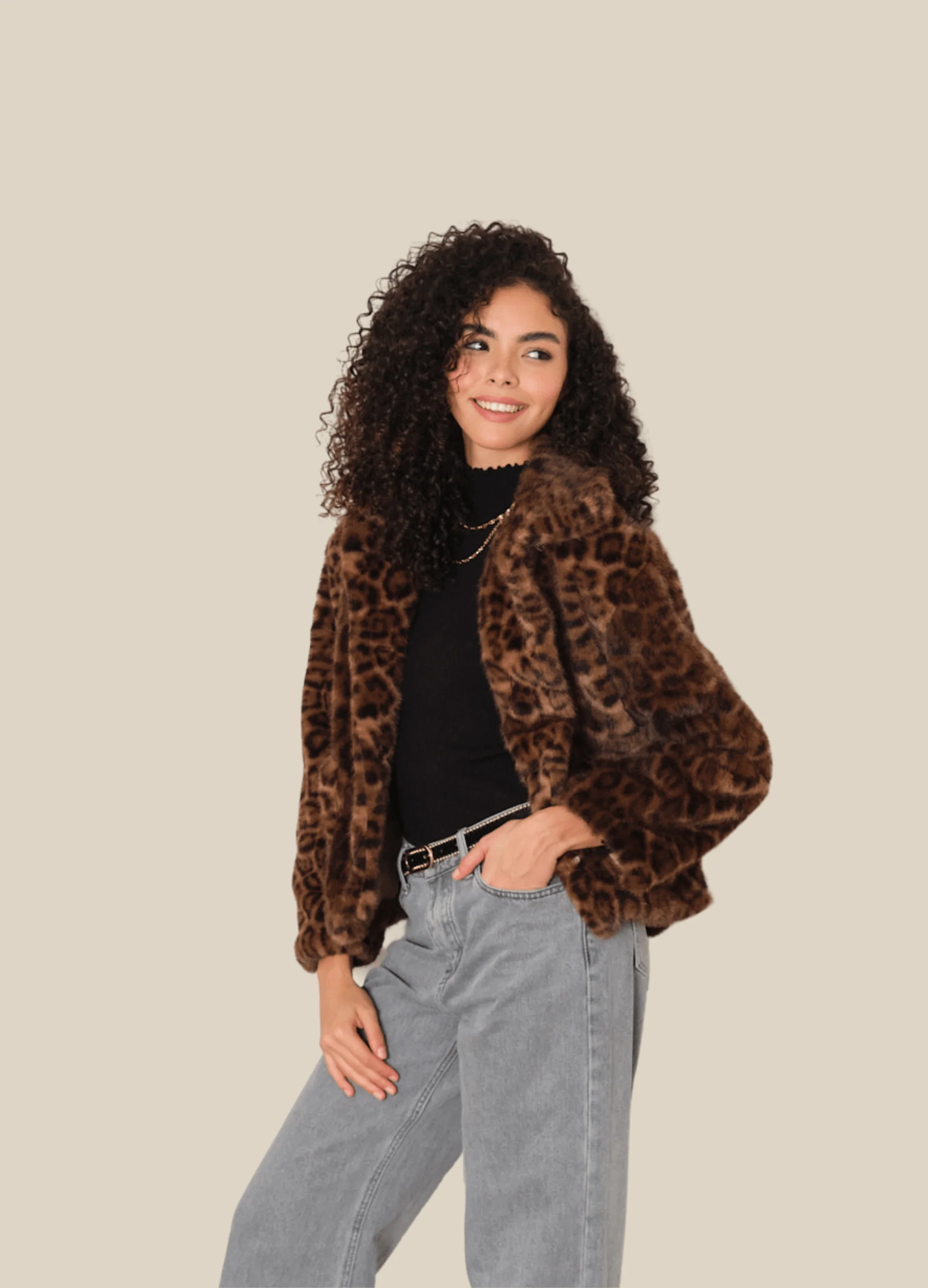 Leopard Gaya Coat - Image 4