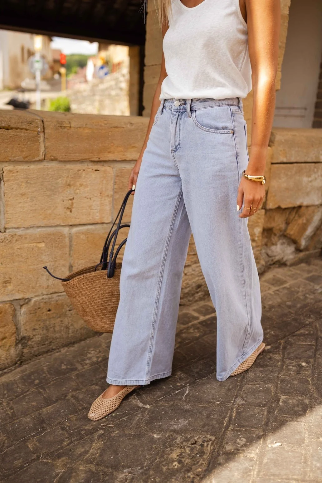 Light Blue Dadou Jeans - Image 3