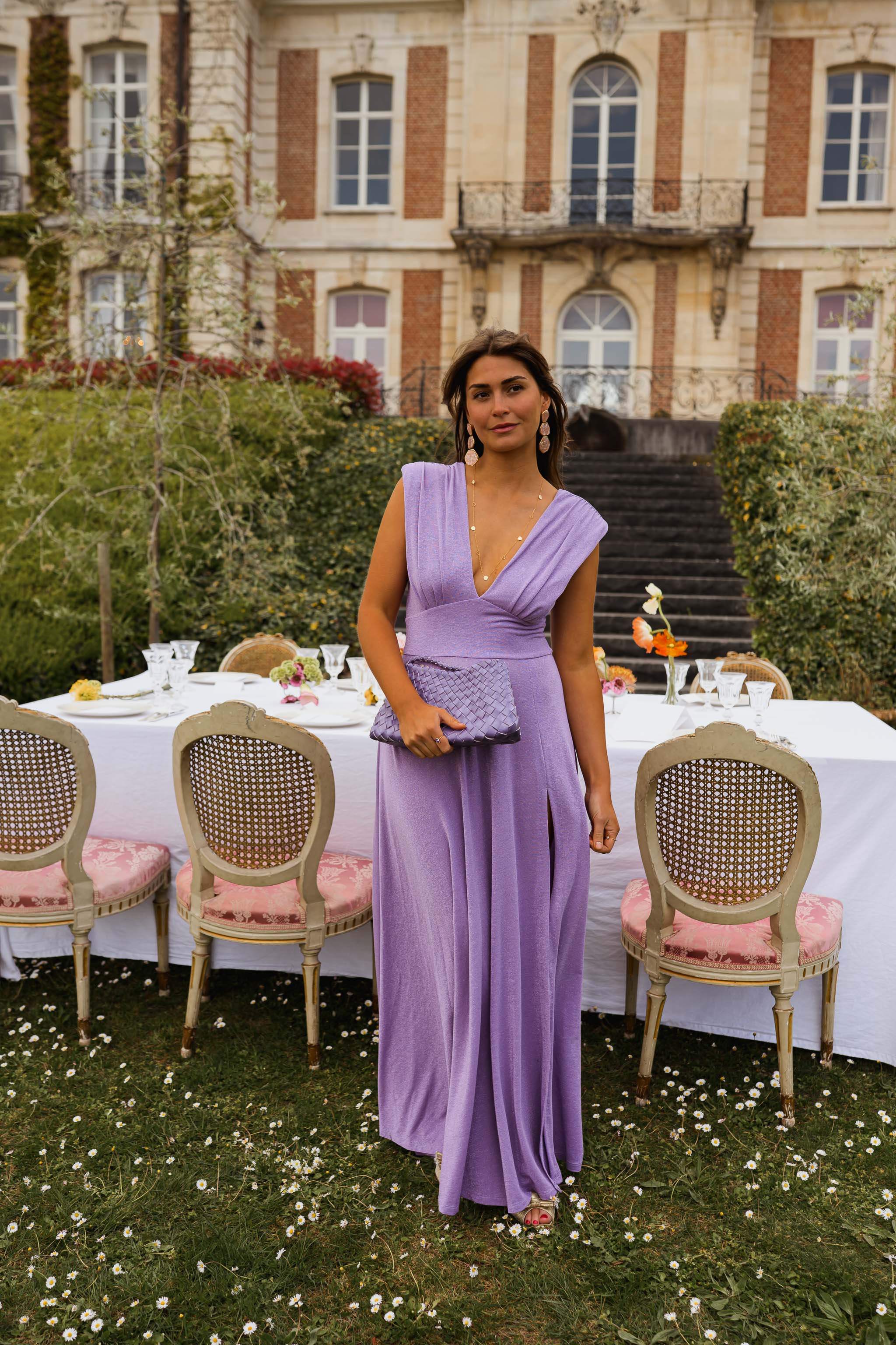 Glittery Lilac Lya Dress - Image 5