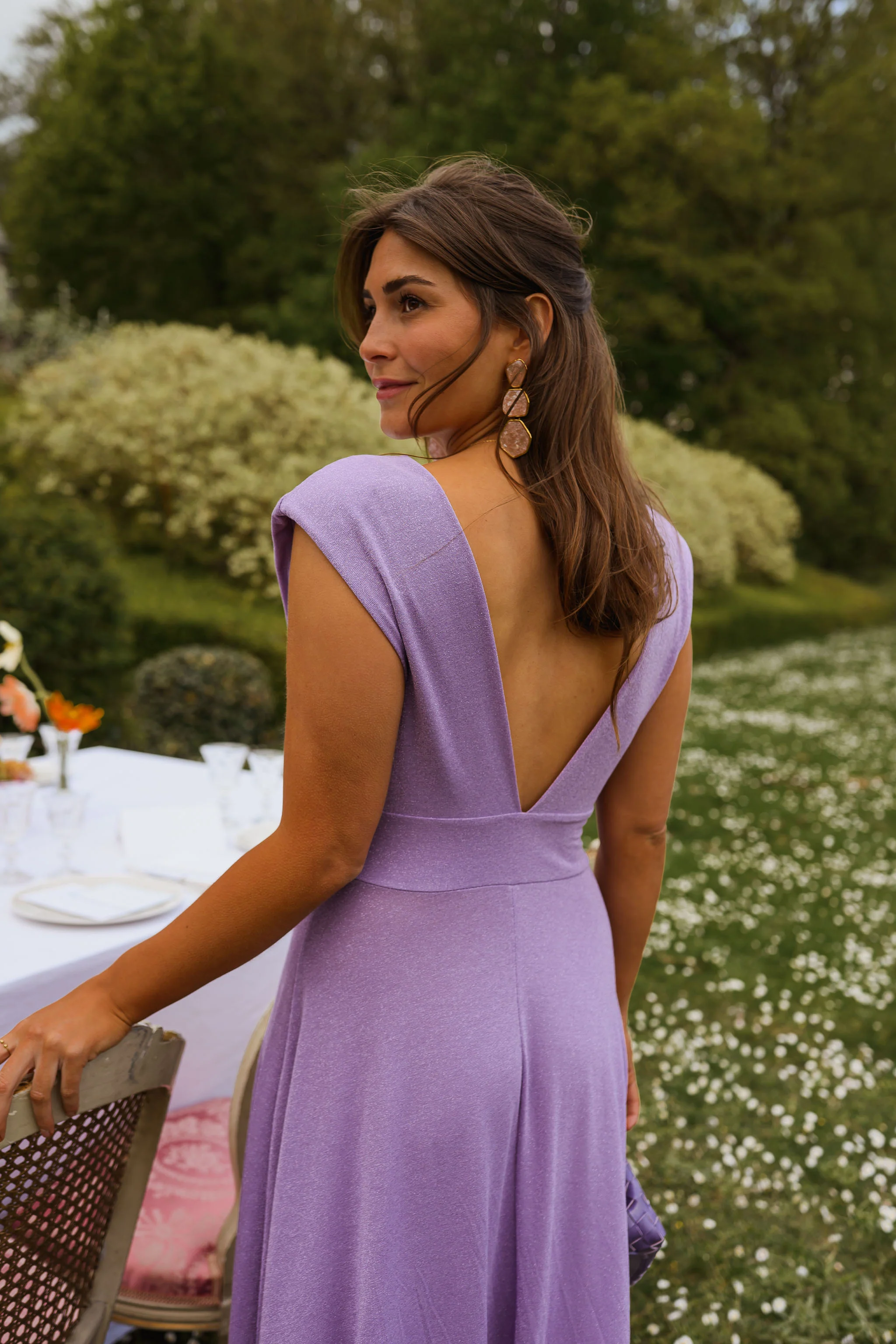 Glittery Lilac Lya Dress - Image 8