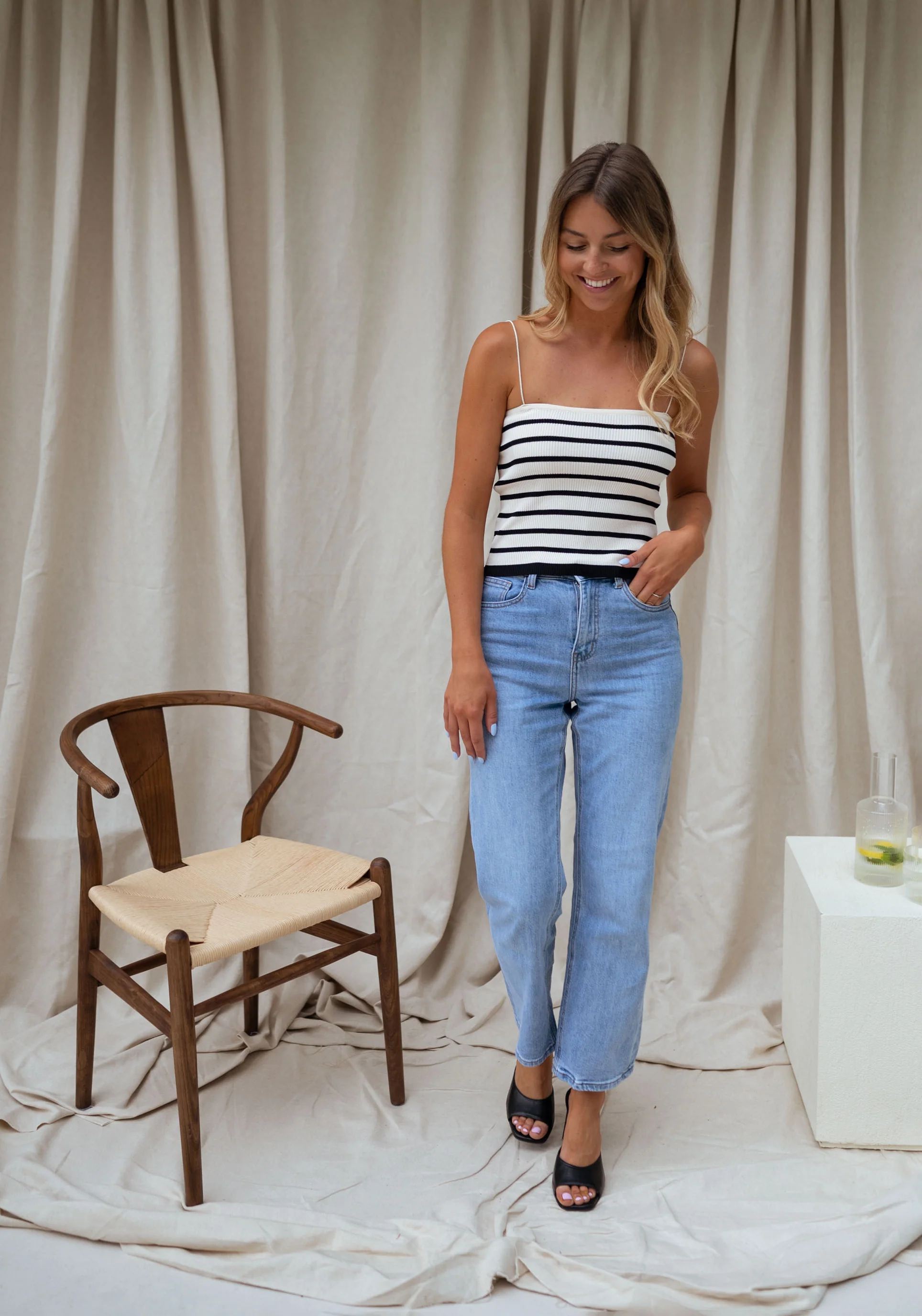 Livio Striped Cami - Image 6