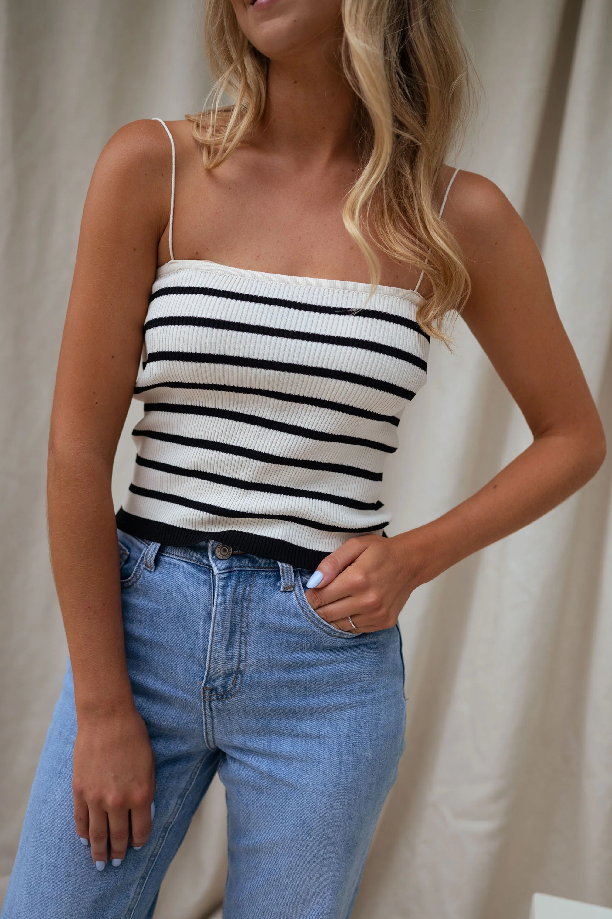 Livio Striped Cami - Image 7
