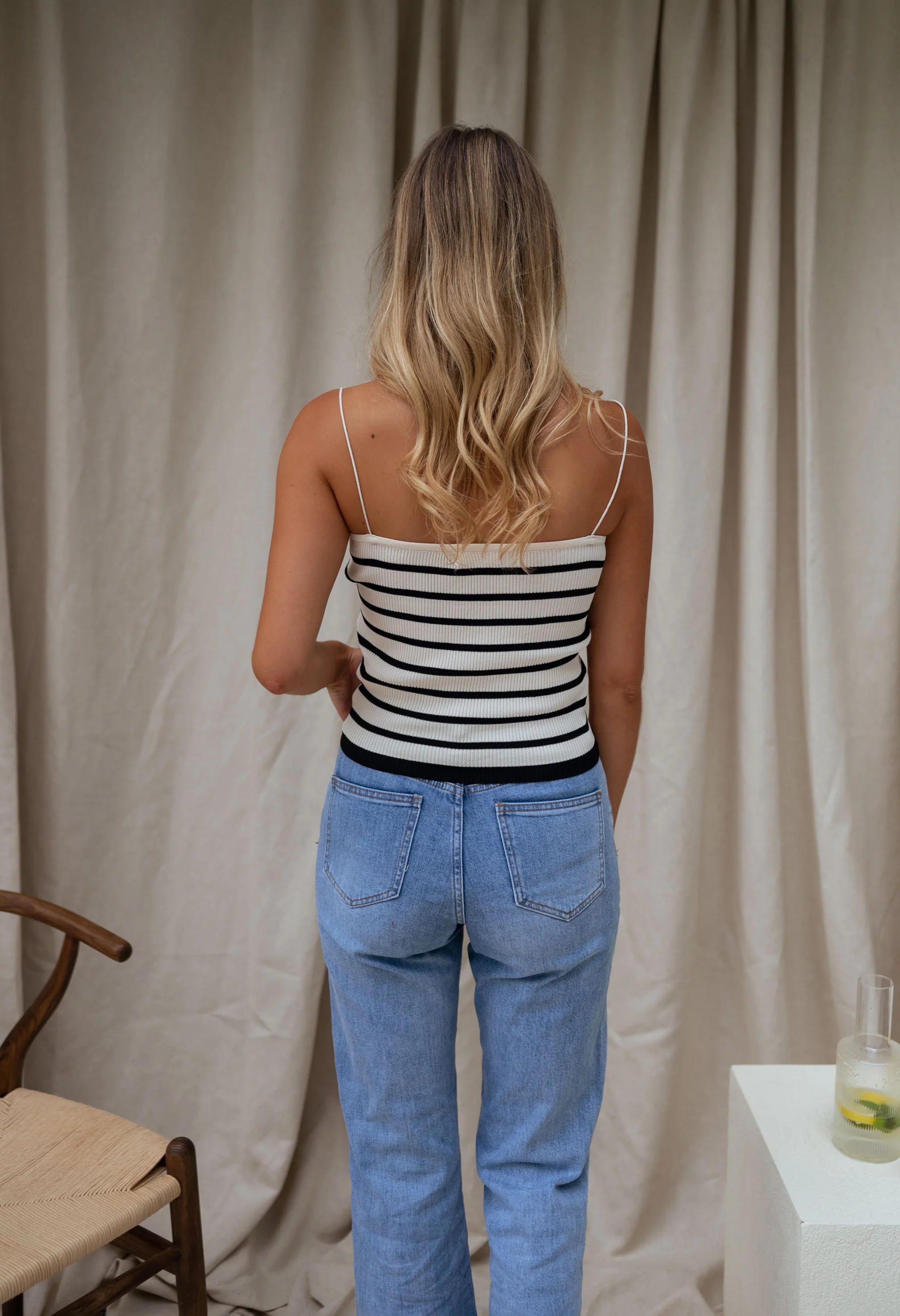 Livio Striped Cami - Image 8