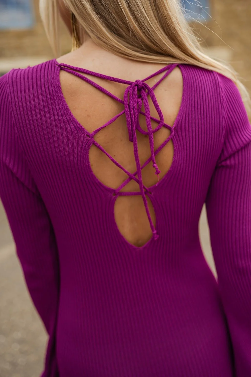 Mauve Zao Dress - Image 4