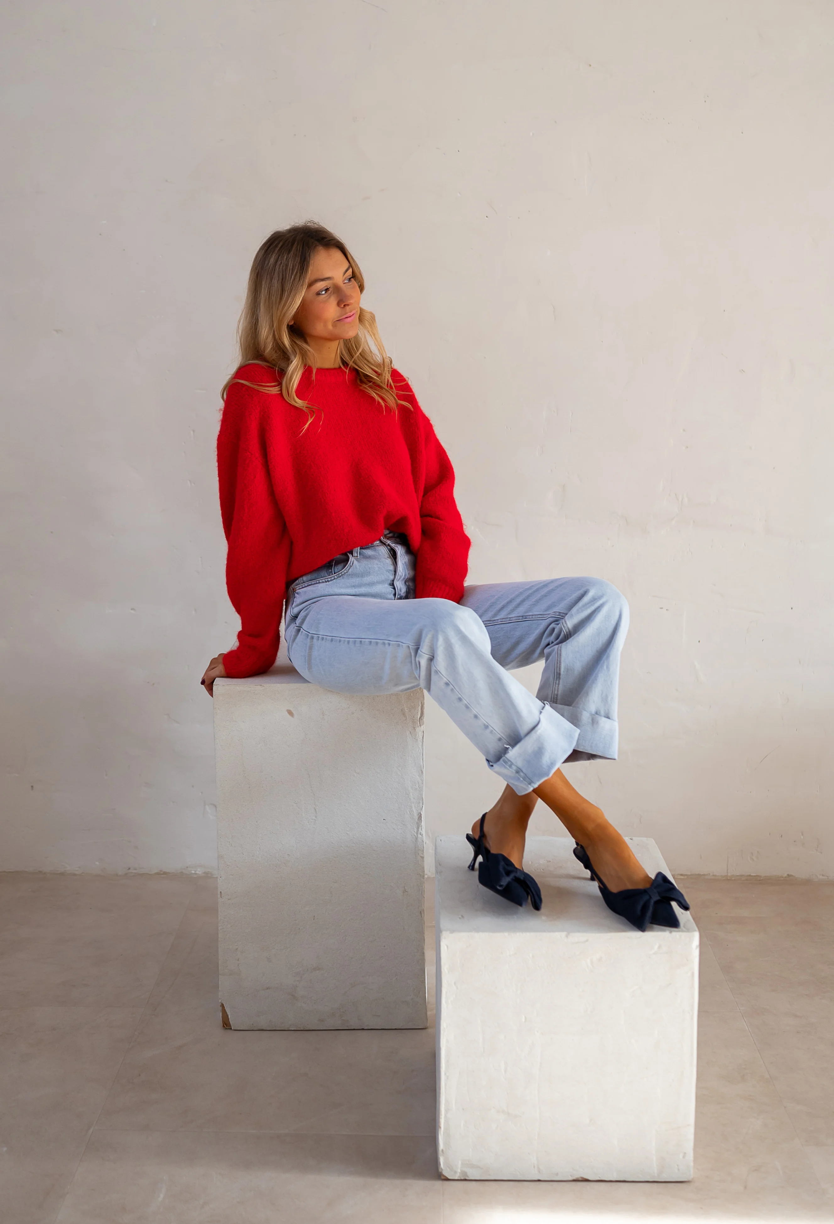 Red Melania Sweater - Image 4