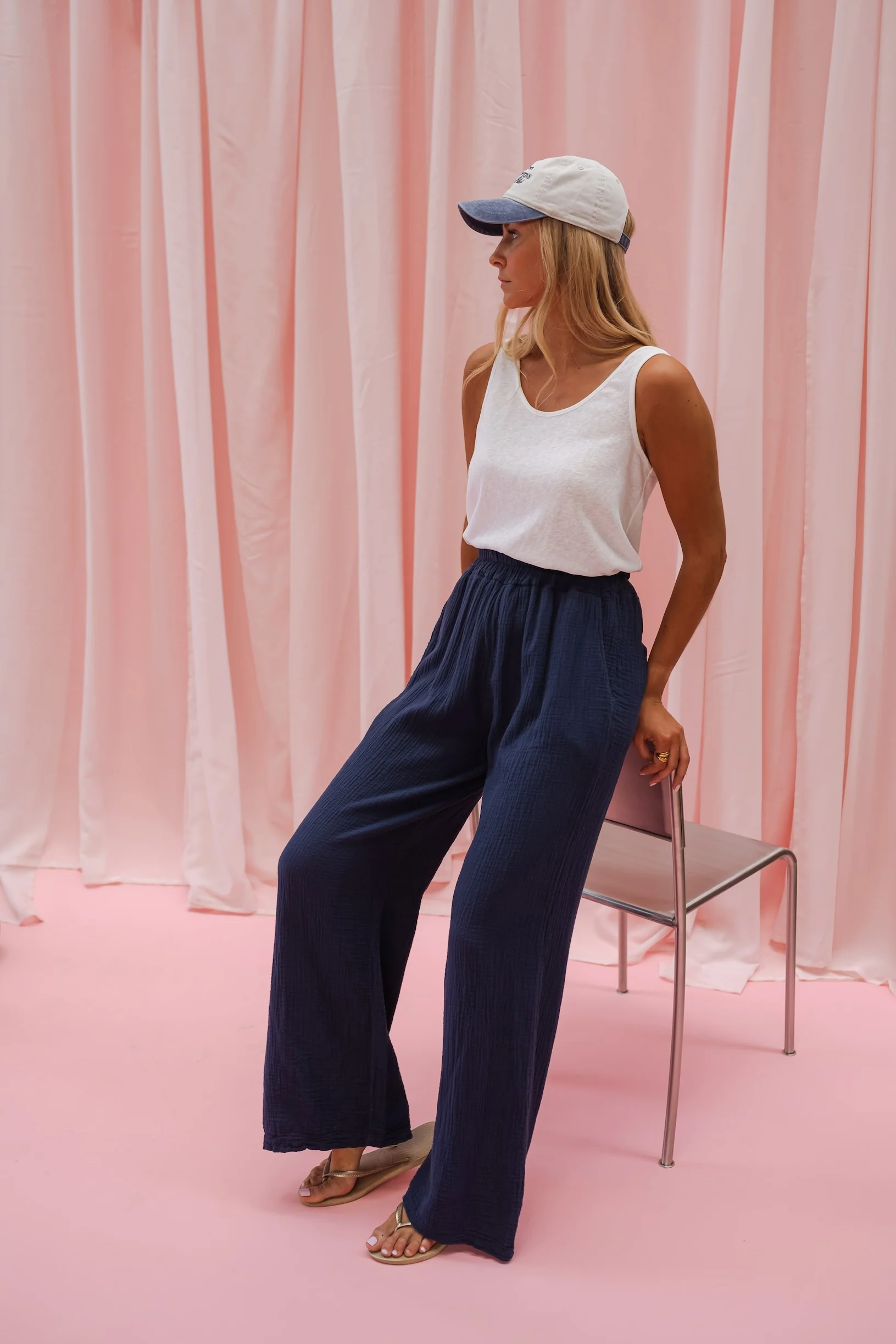 Midnight Blue Milly Pants - Image 2
