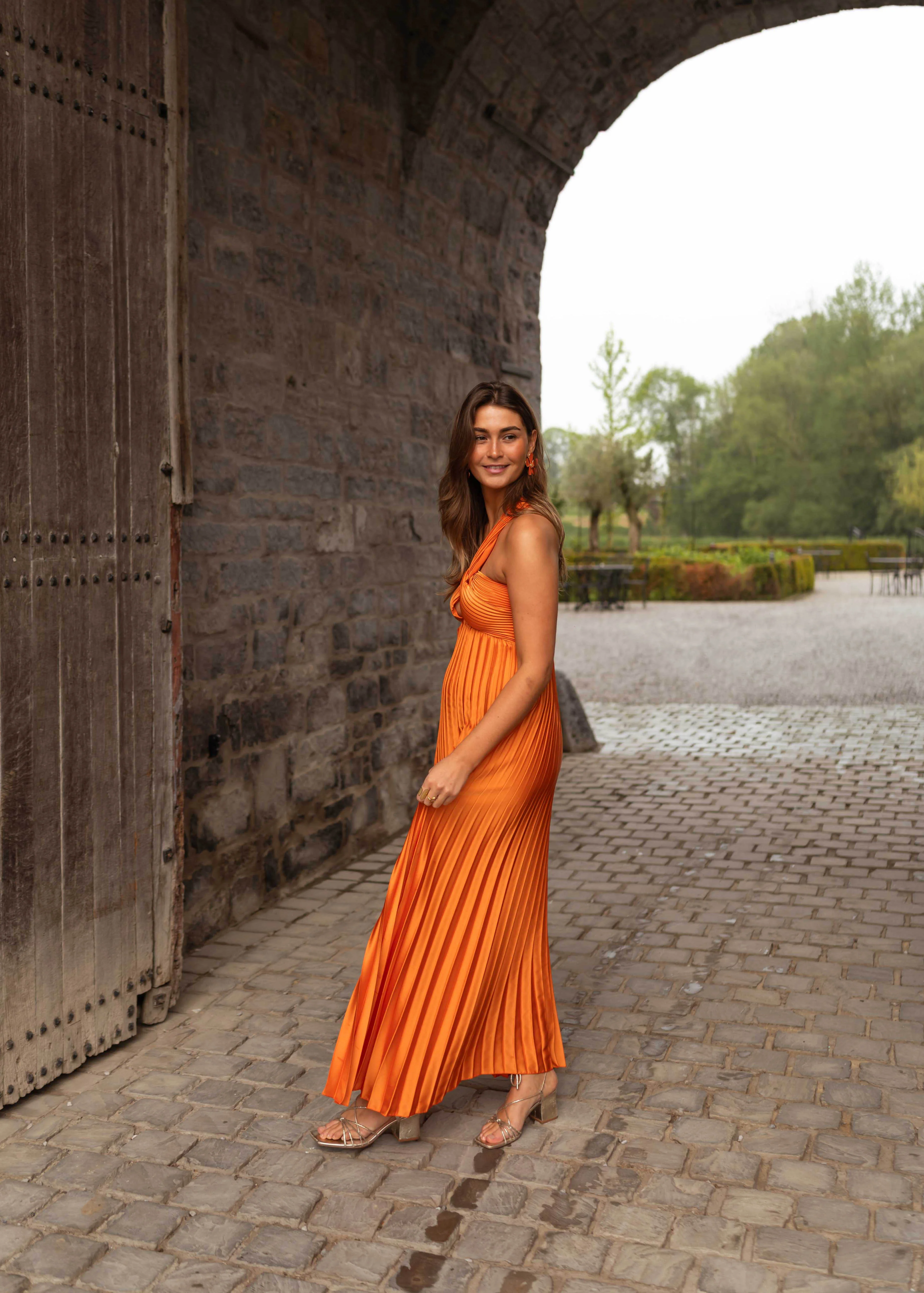 Orange Adexa Dress - Image 8