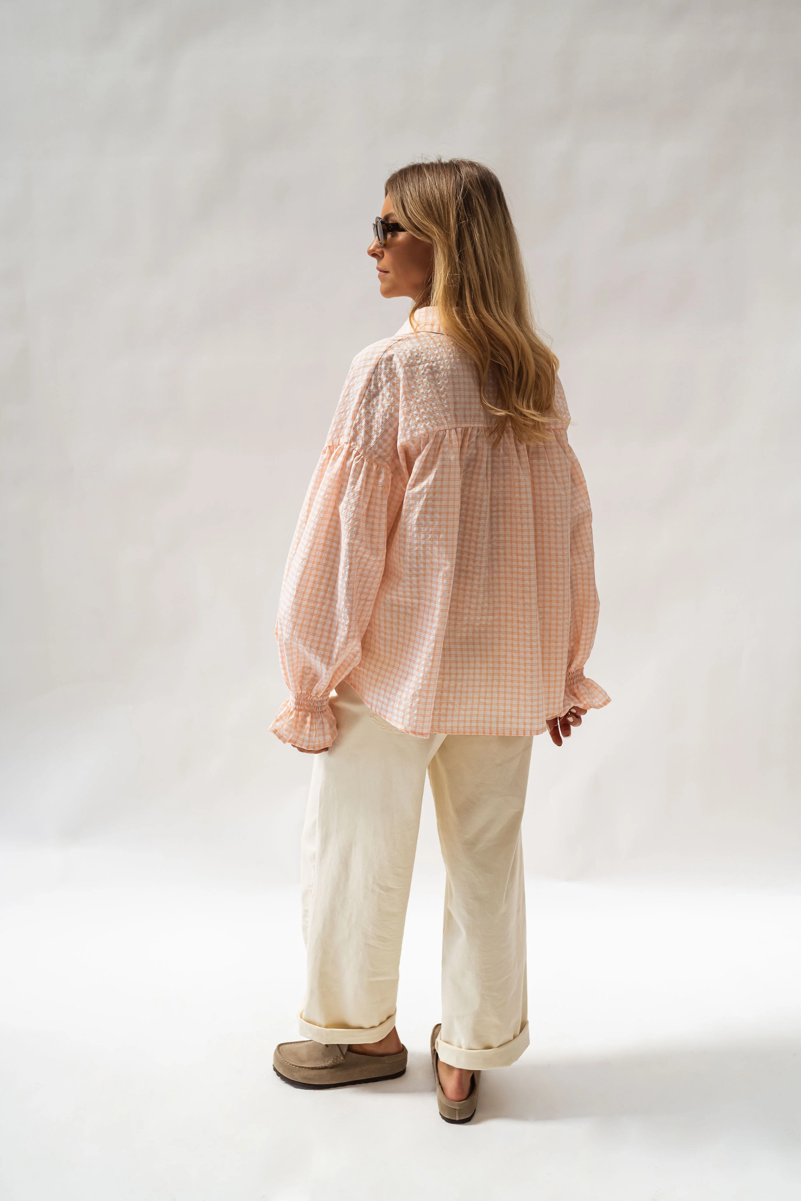 Orange and Ecru Siana Shirt - Image 11