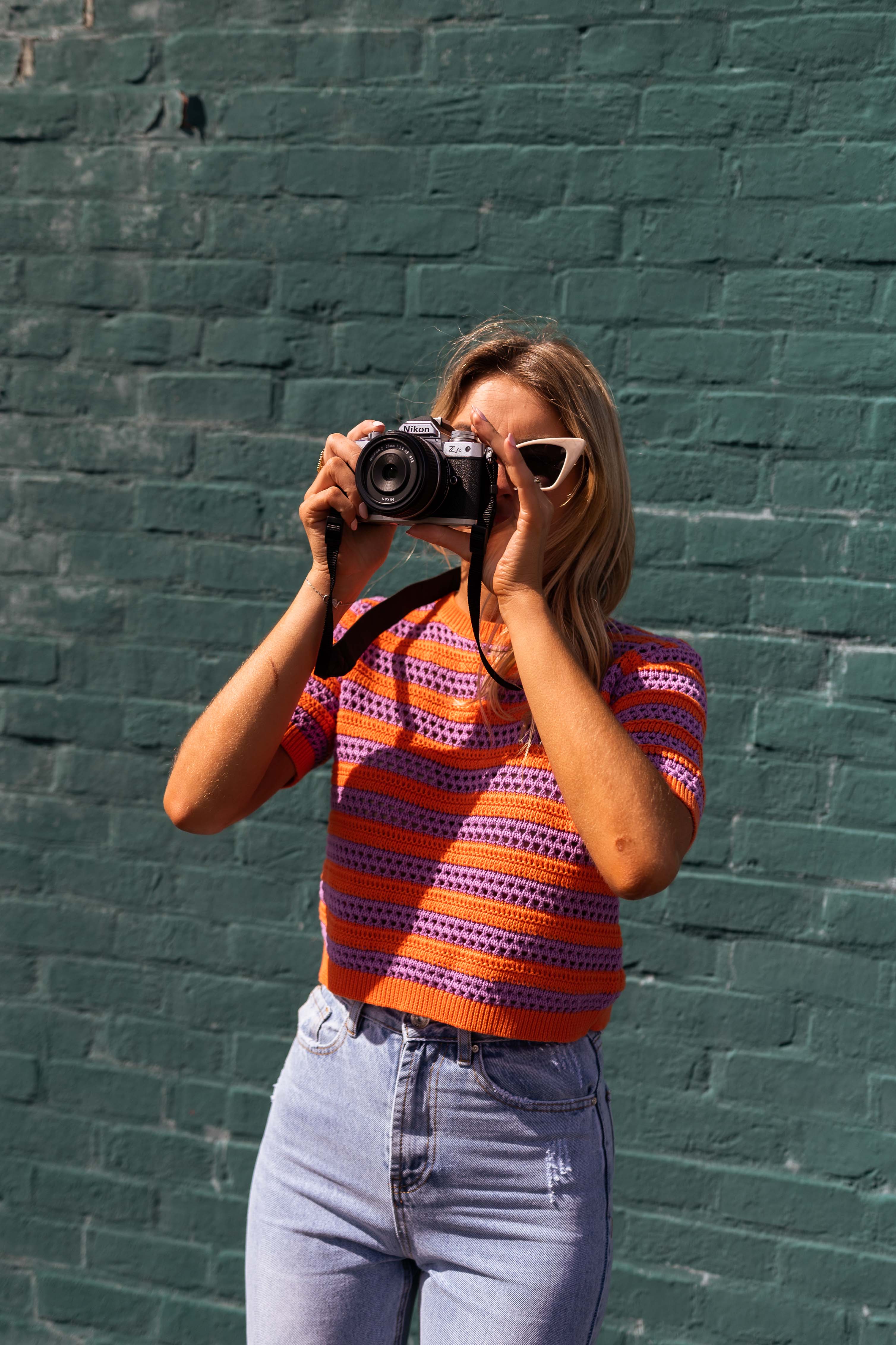 Orange and Purple Inya Crochet Top - Image 8