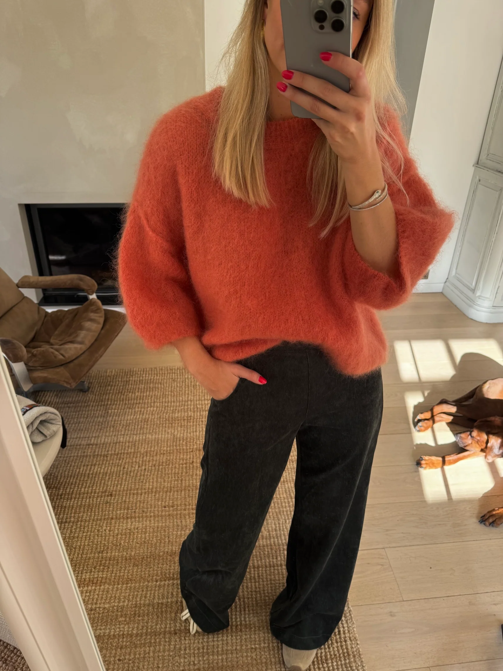 Orange Samia Sweater - Image 14