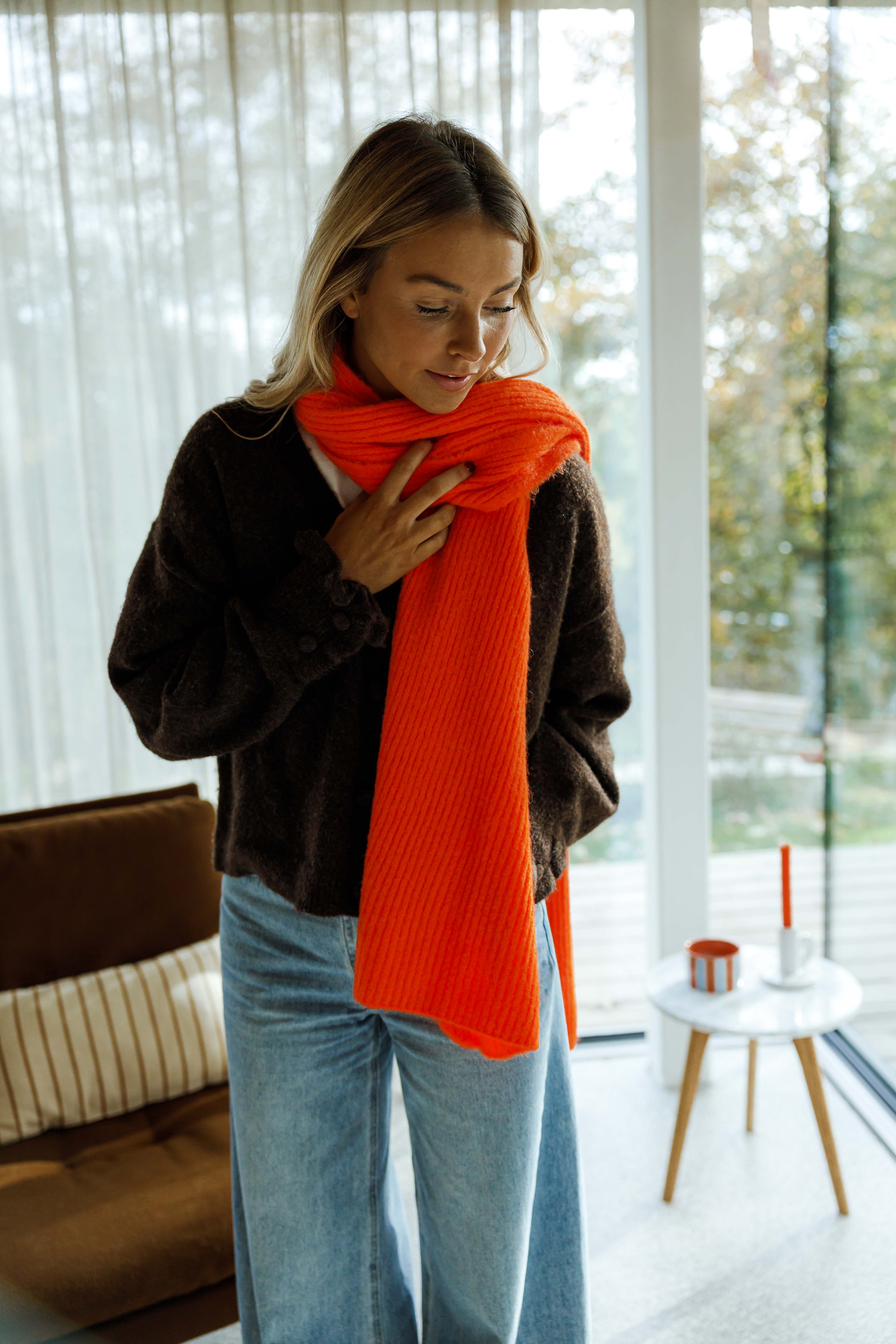 Orange Sera Scarf - Image 2