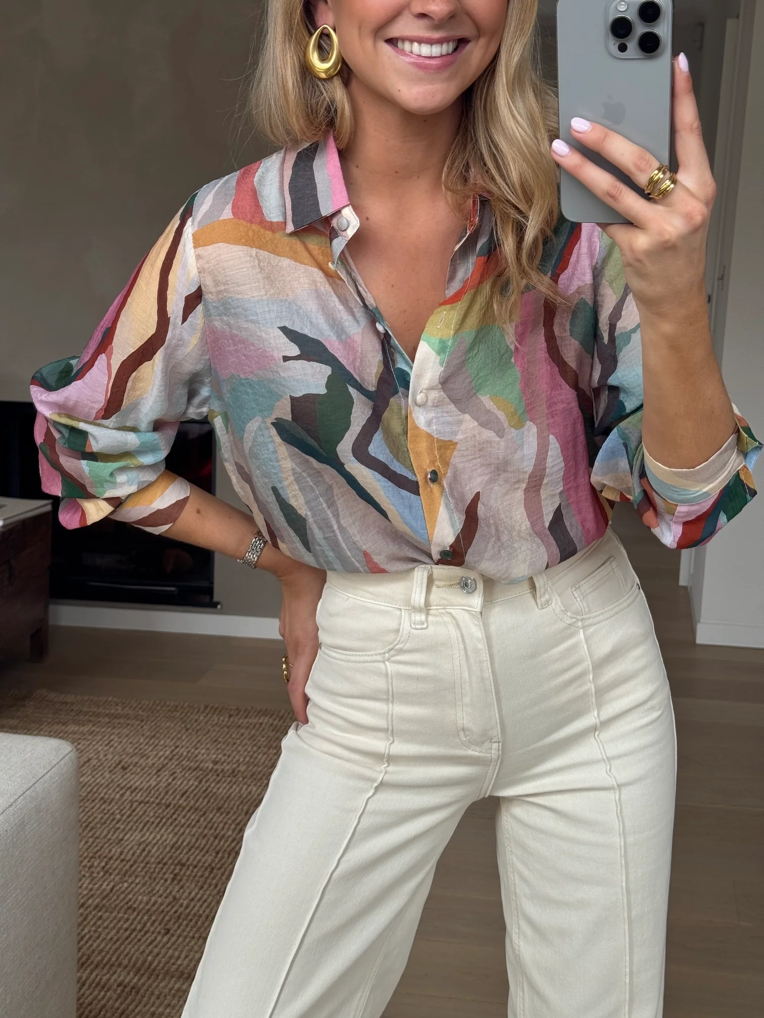 Patterned Babou Shirt - Image 6