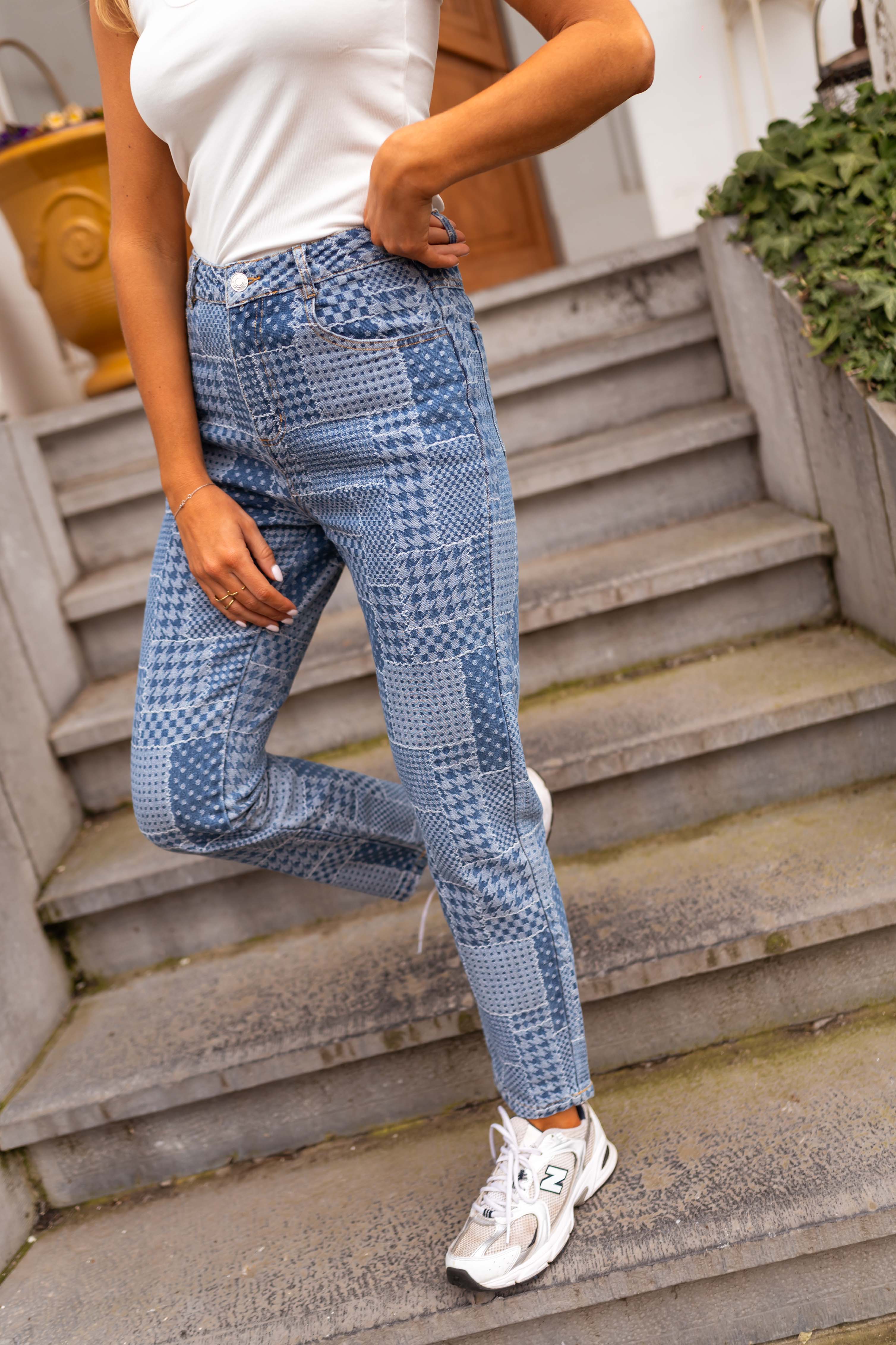 Patterned Bettina Jeans - Image 2