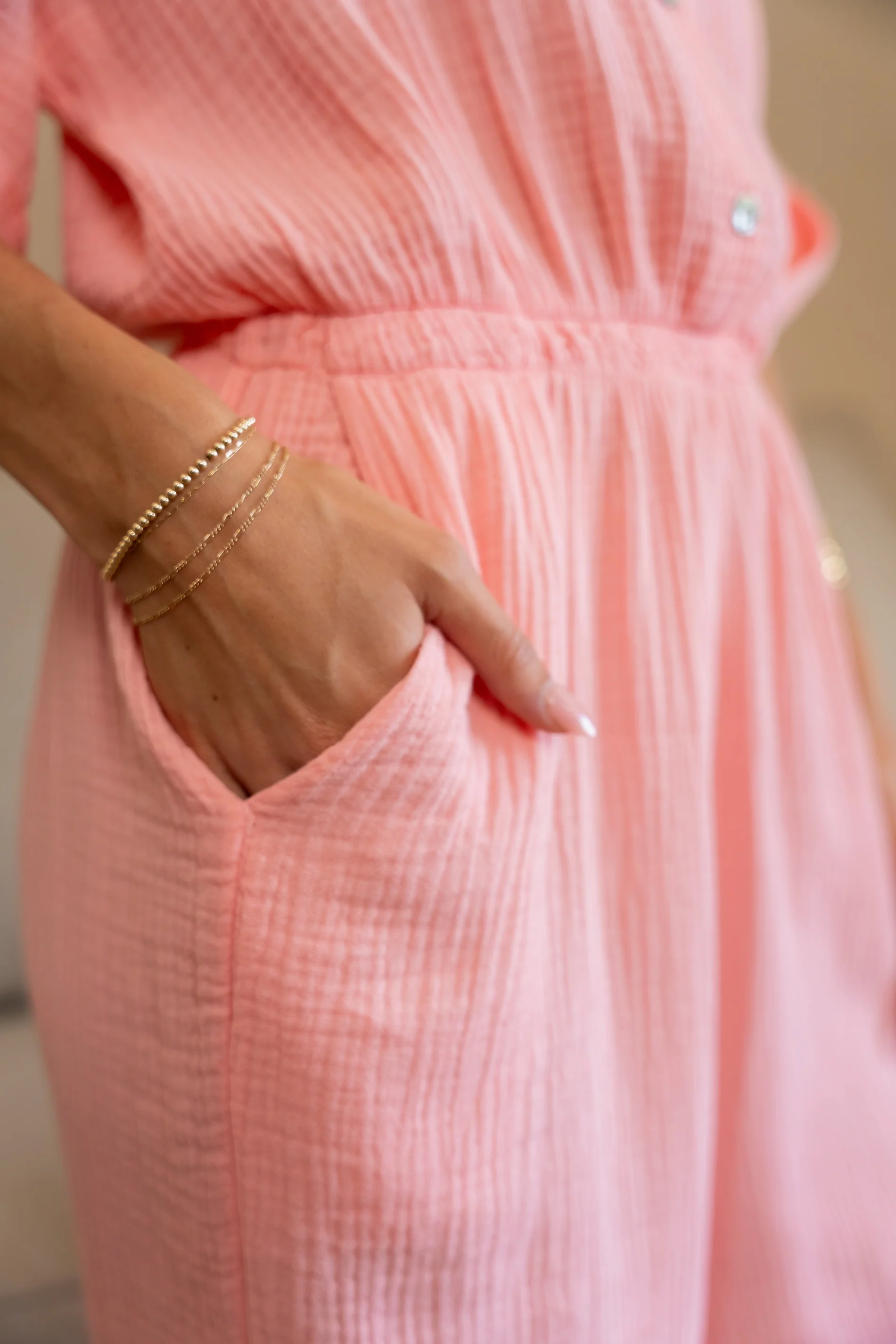 Peach Toma Jumpsuit - Image 3