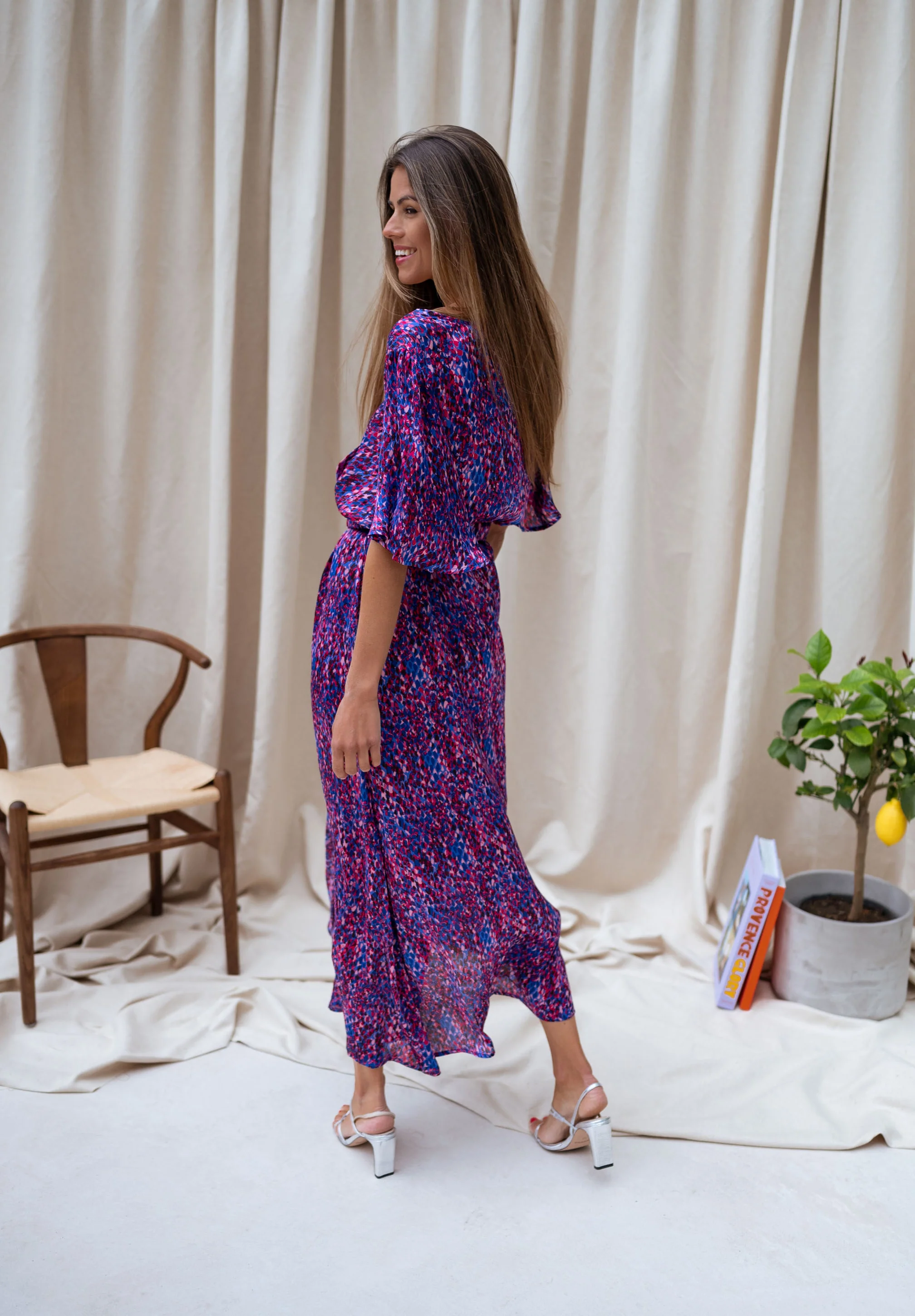 Pink and Blue Ariana Dress - Image 8