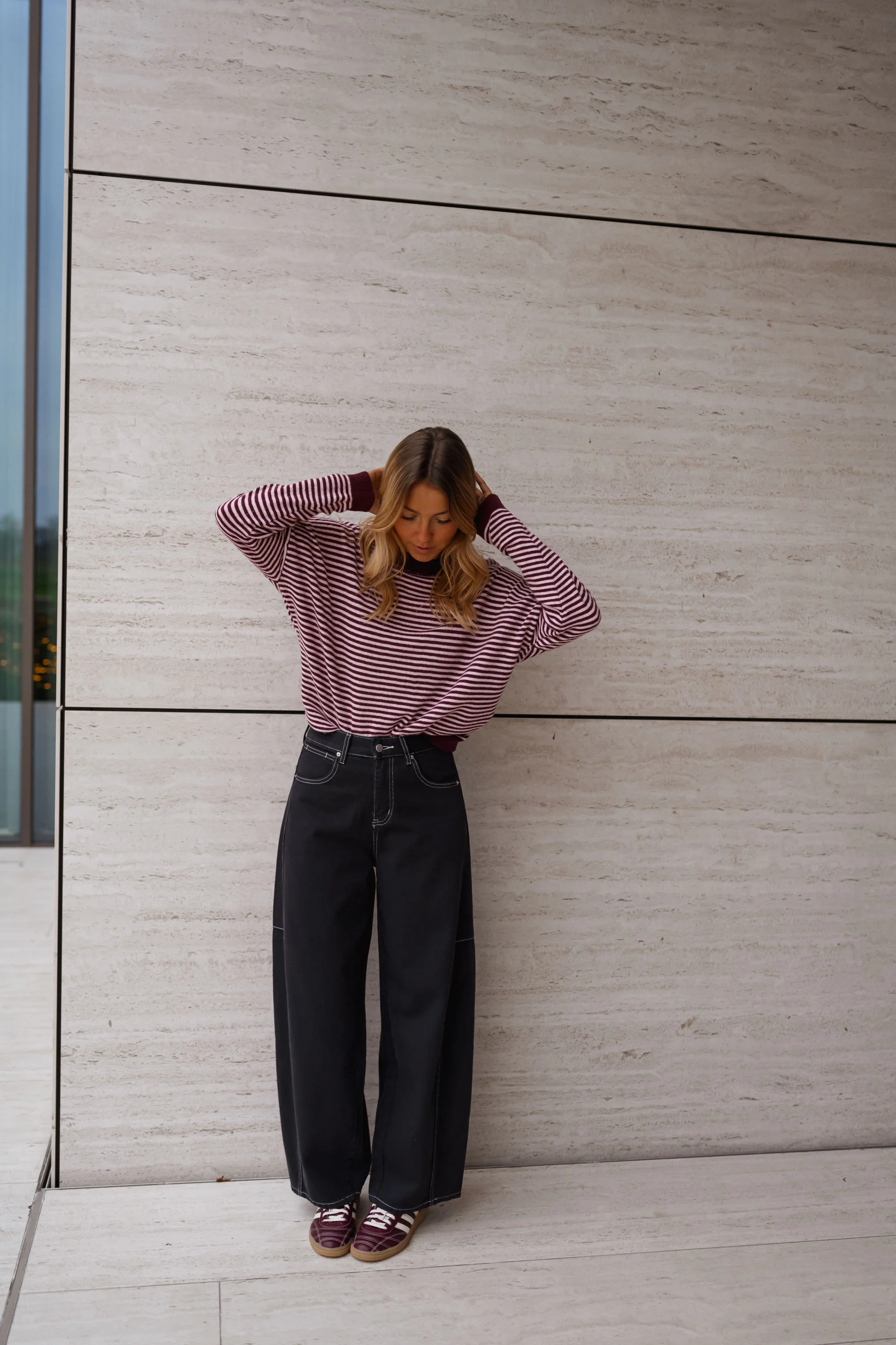 Pink and Red Striped Leona Sweater - Image 14