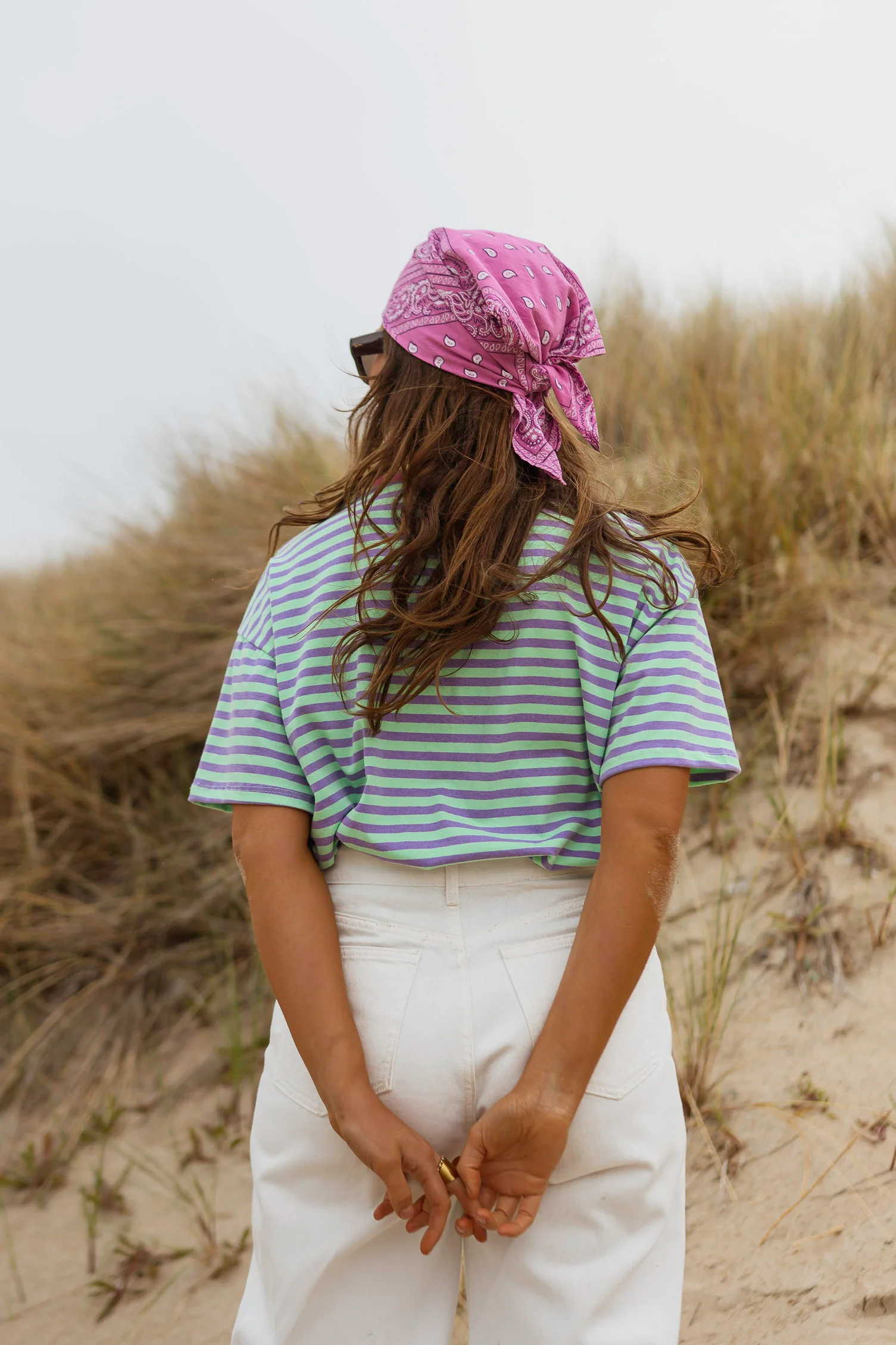 Pink Bandana Denia Scarf - Image 8