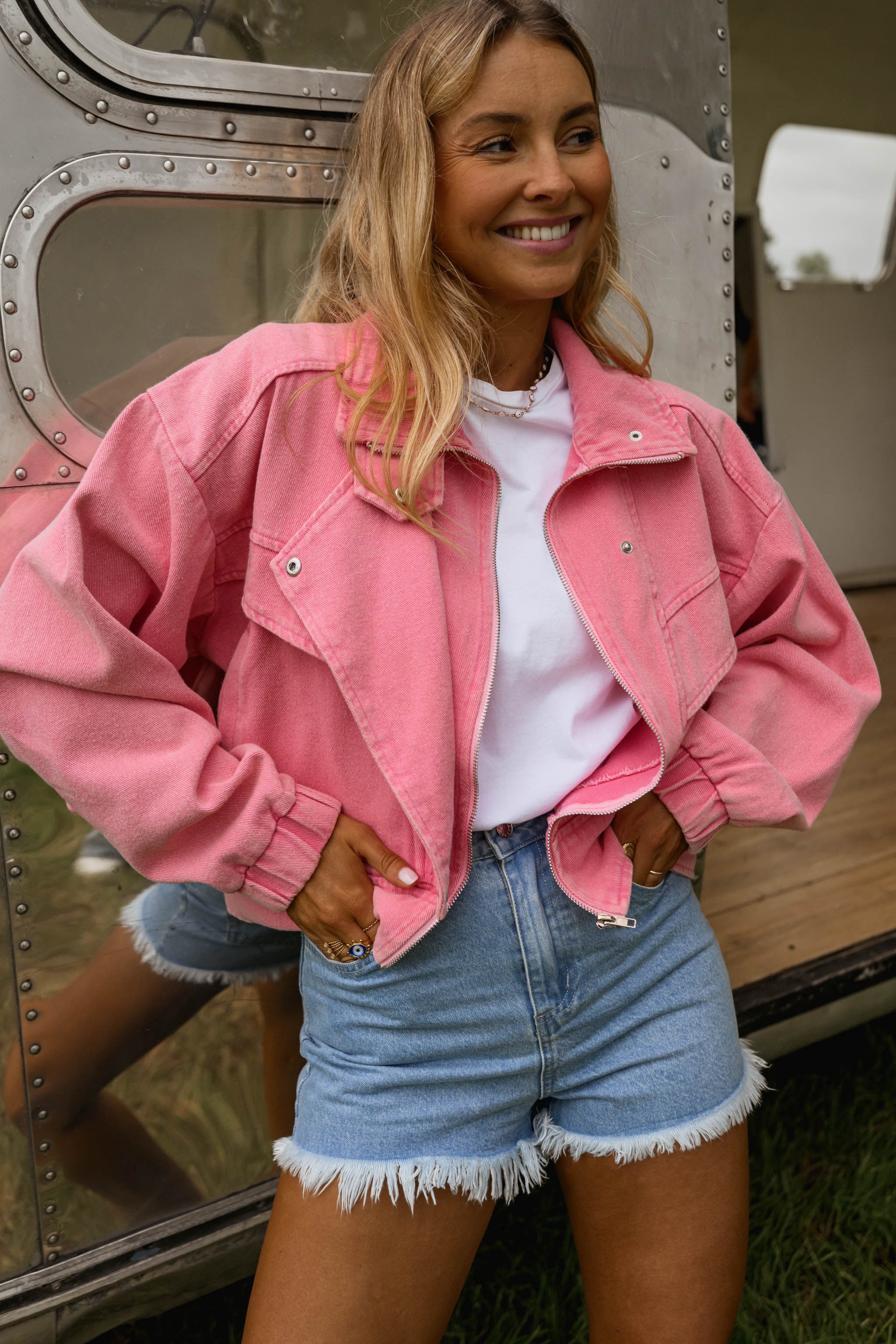 Pink Justine Jacket - Image 2