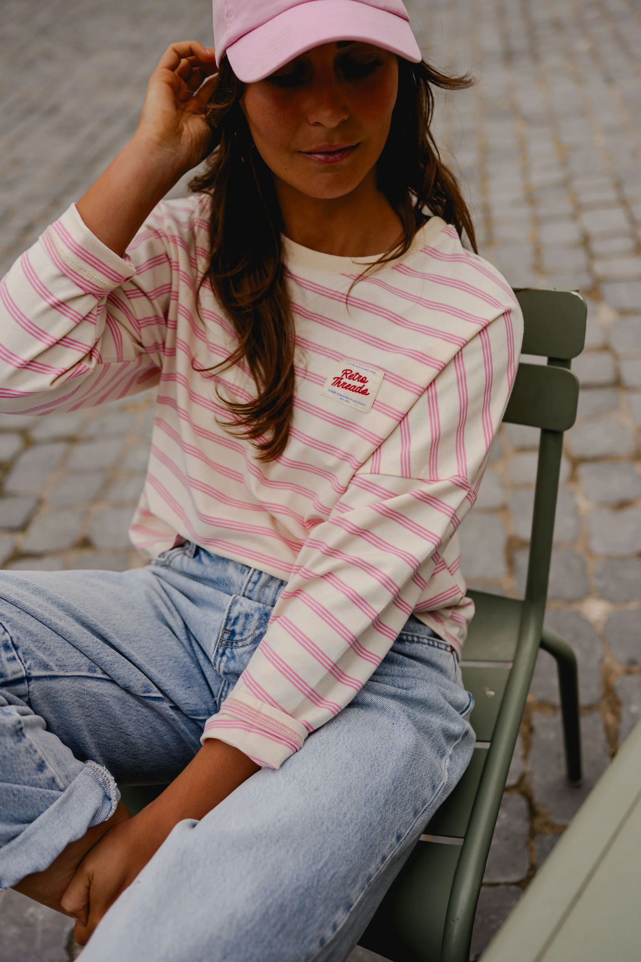 Pink Striped Dalti T-Shirt - Image 15
