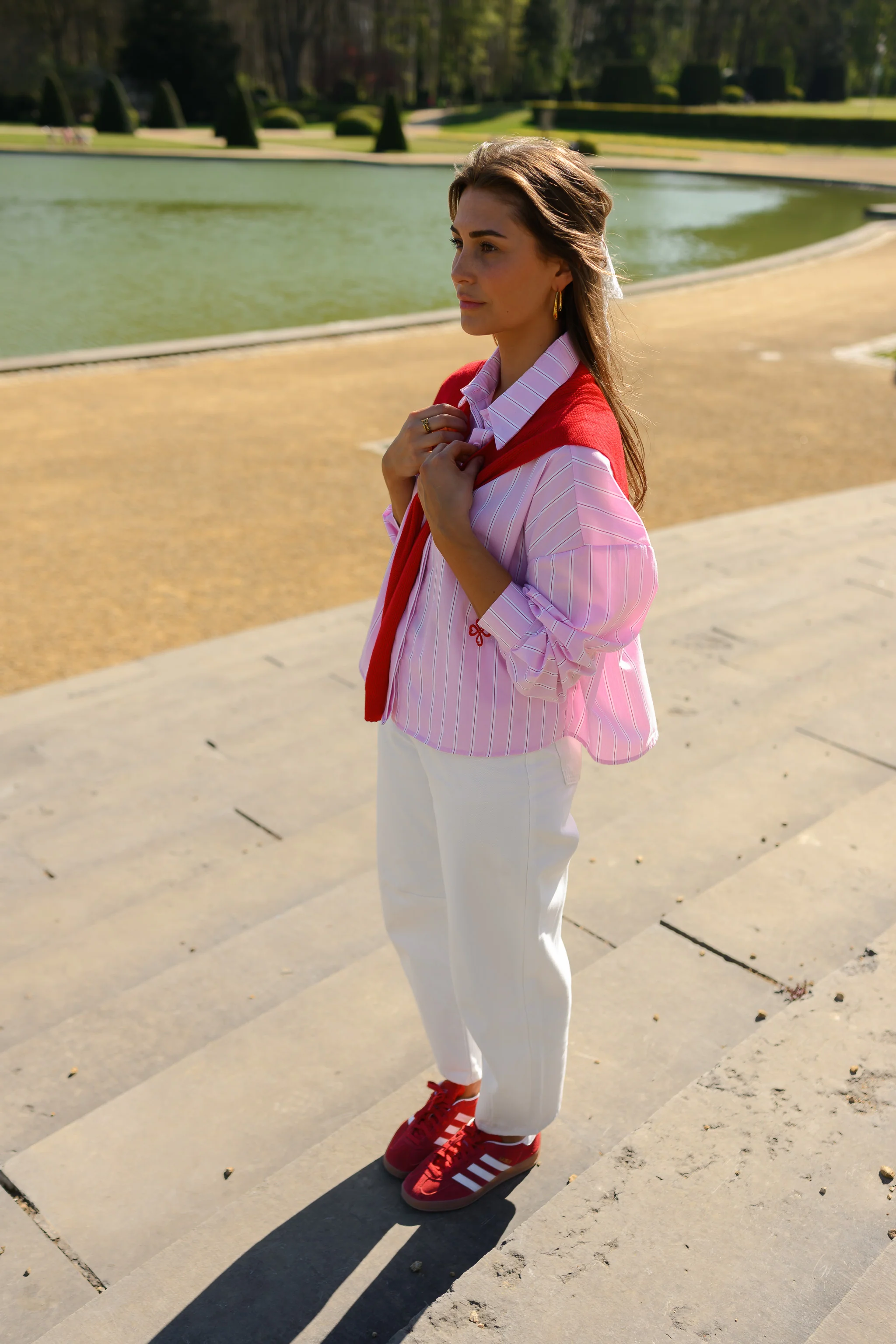 Pink Striped Robbie Shirt - Image 11