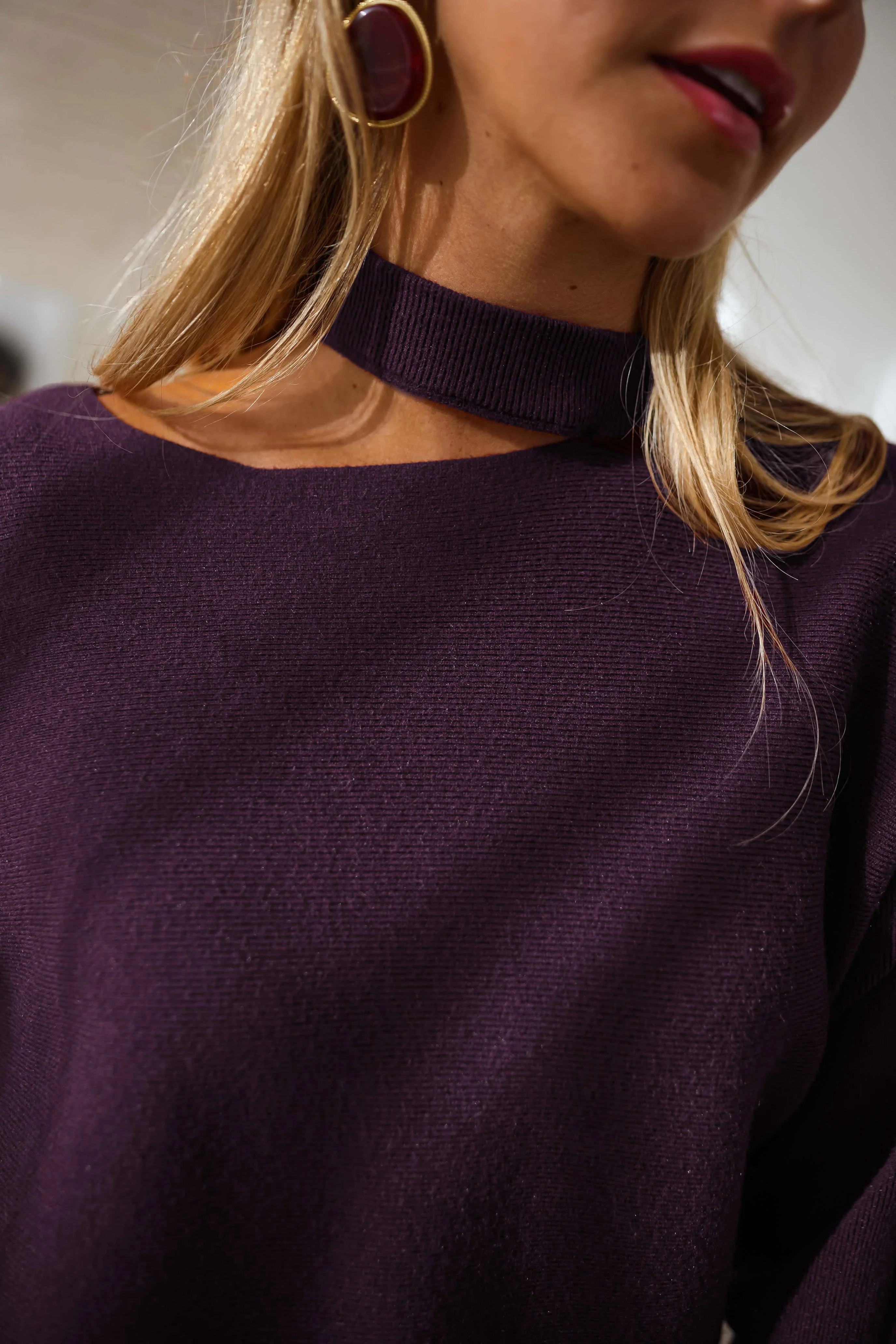 Plum Aiko Sweater - Image 3