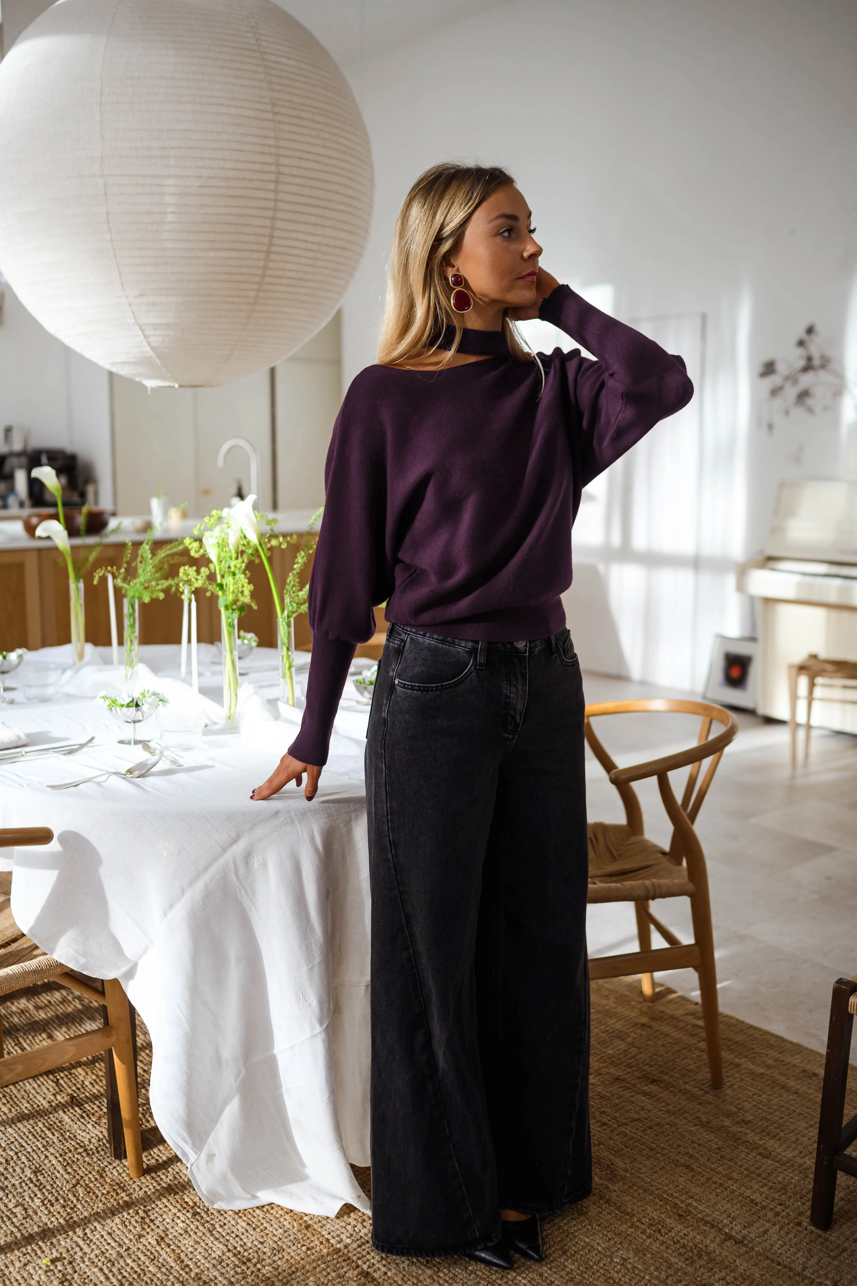 Plum Aiko Sweater - Image 4