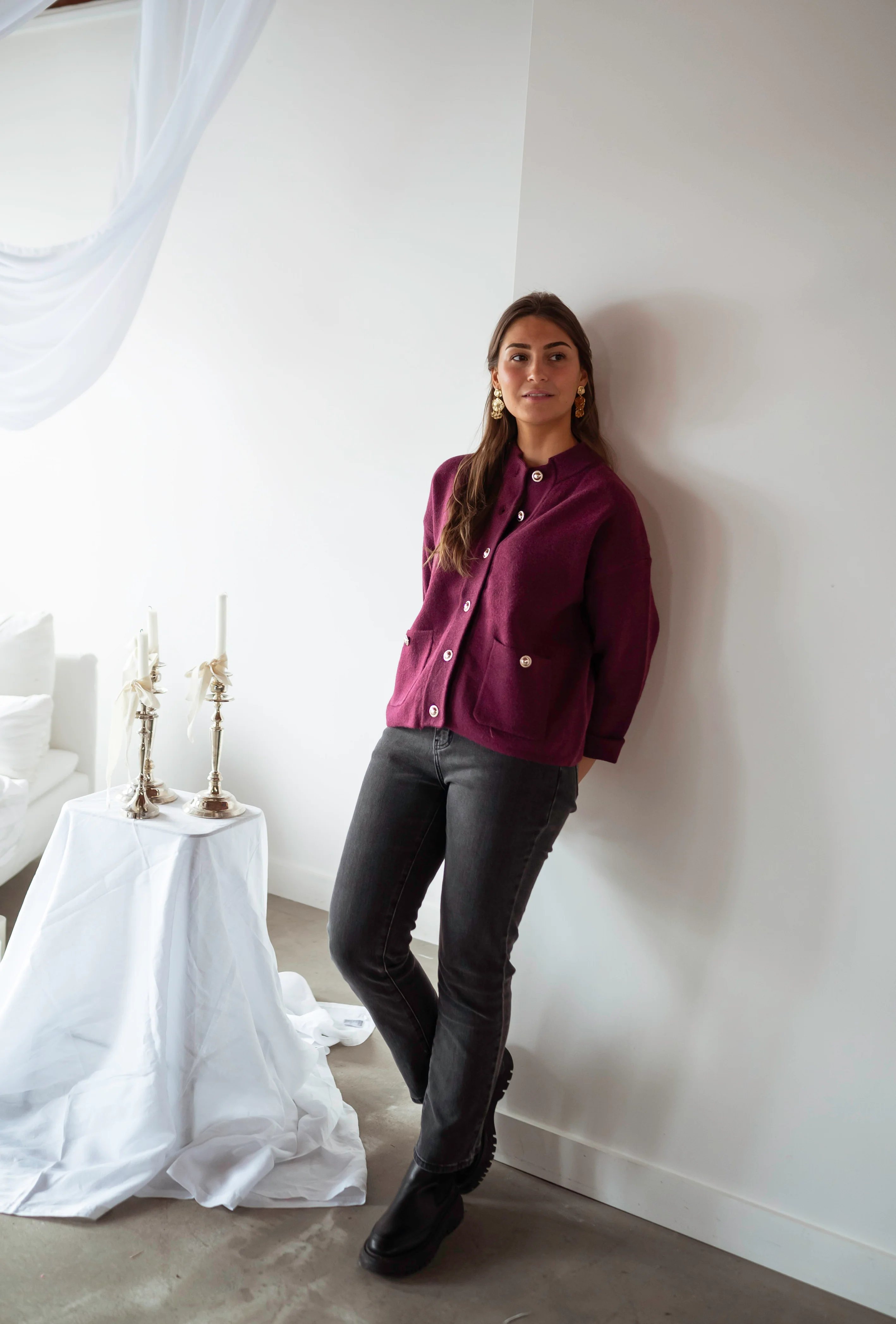 Plum Livia Cardigan - Image 5