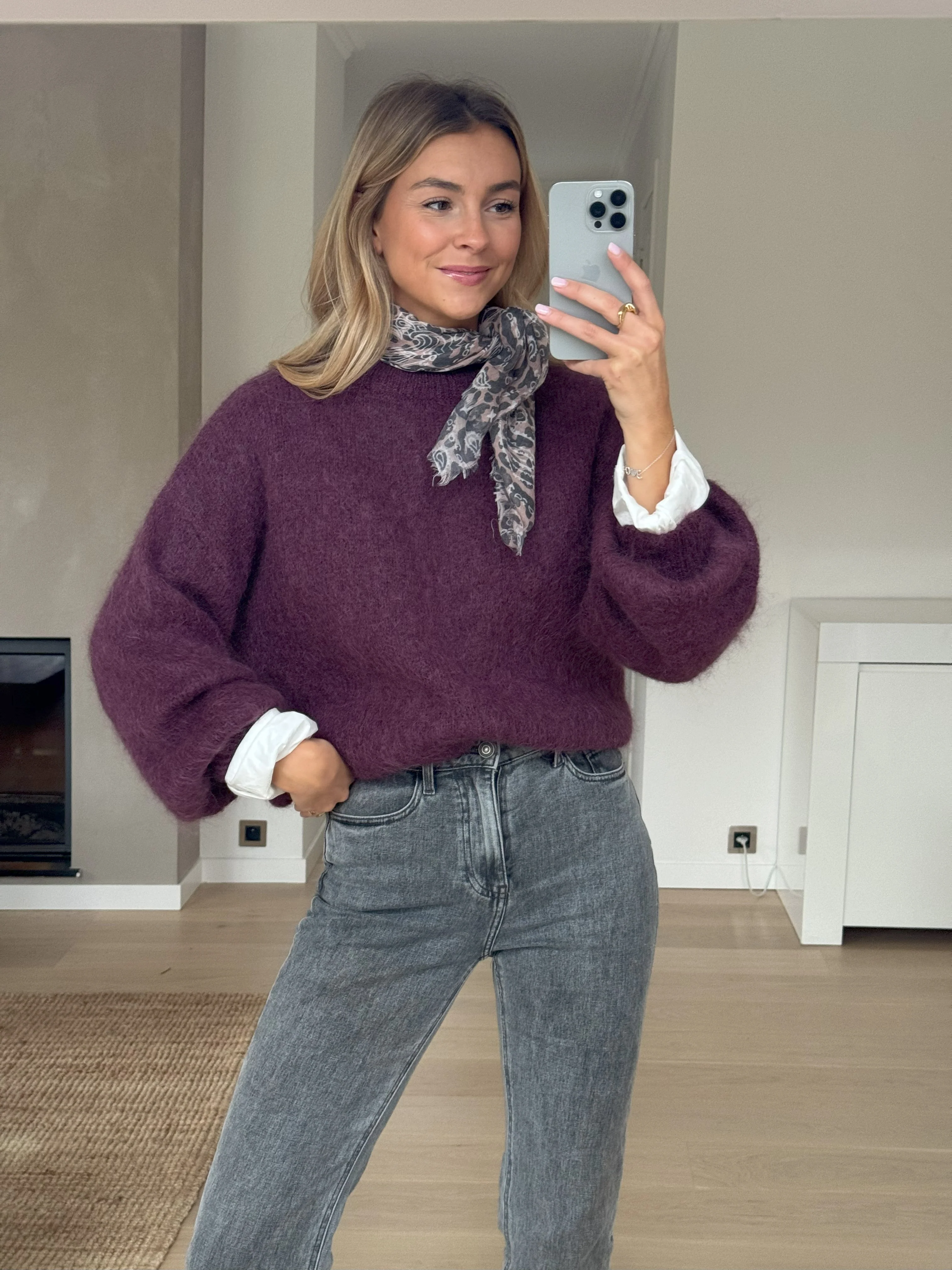 Plum Russel Sweater - Image 11