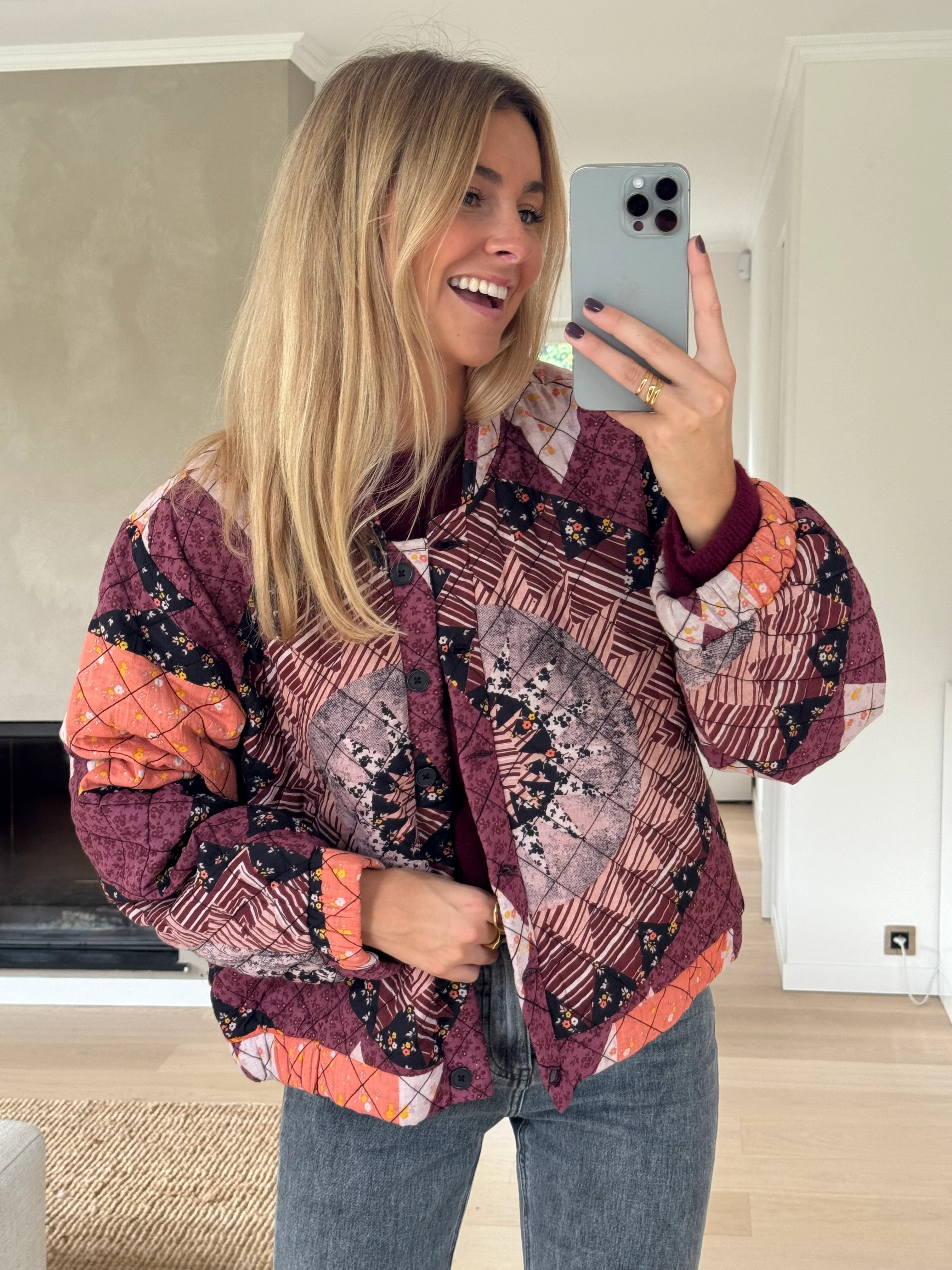 Purple and Orange Elony Jacket - Image 5