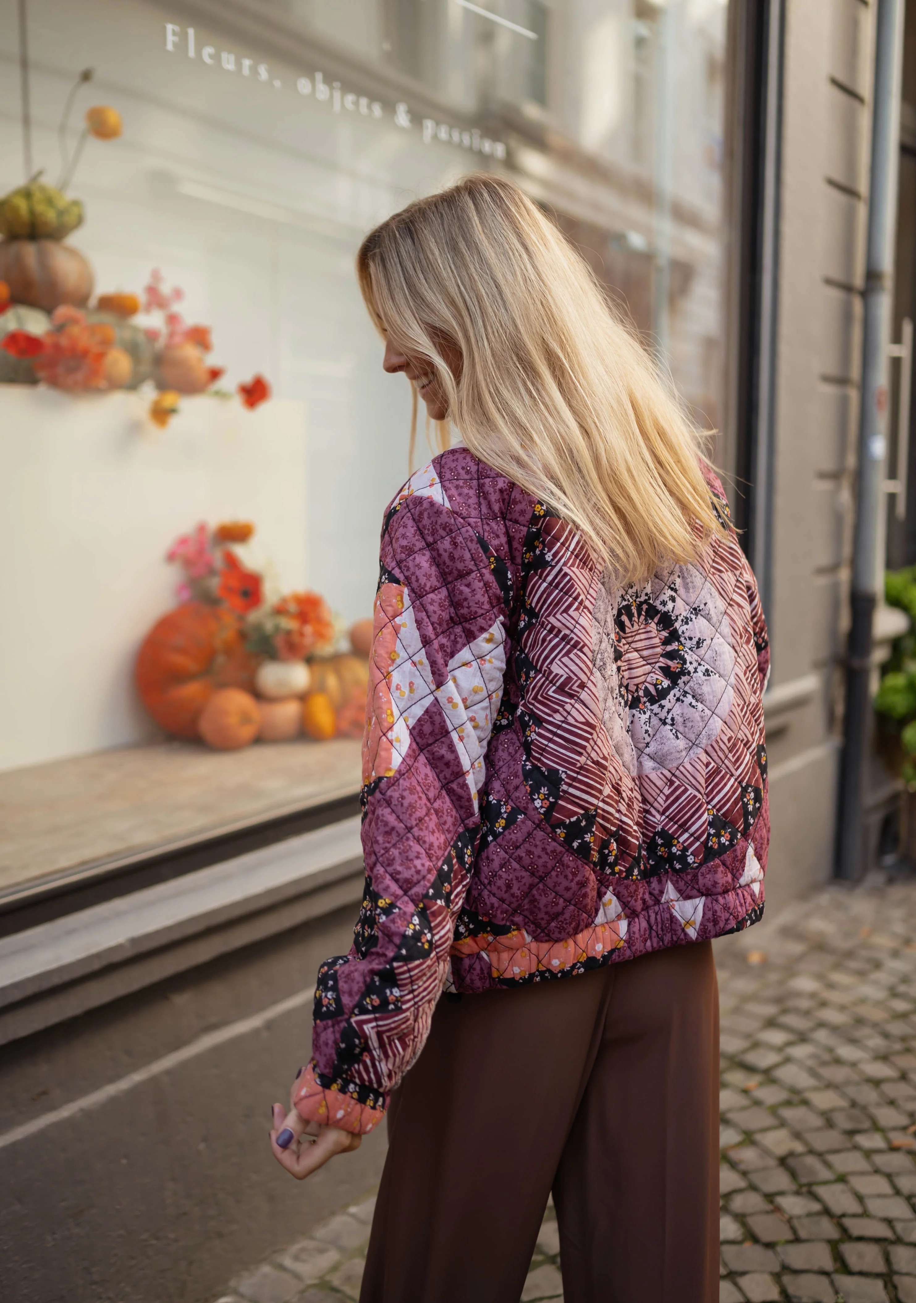 Purple and Orange Elony Jacket - Image 7