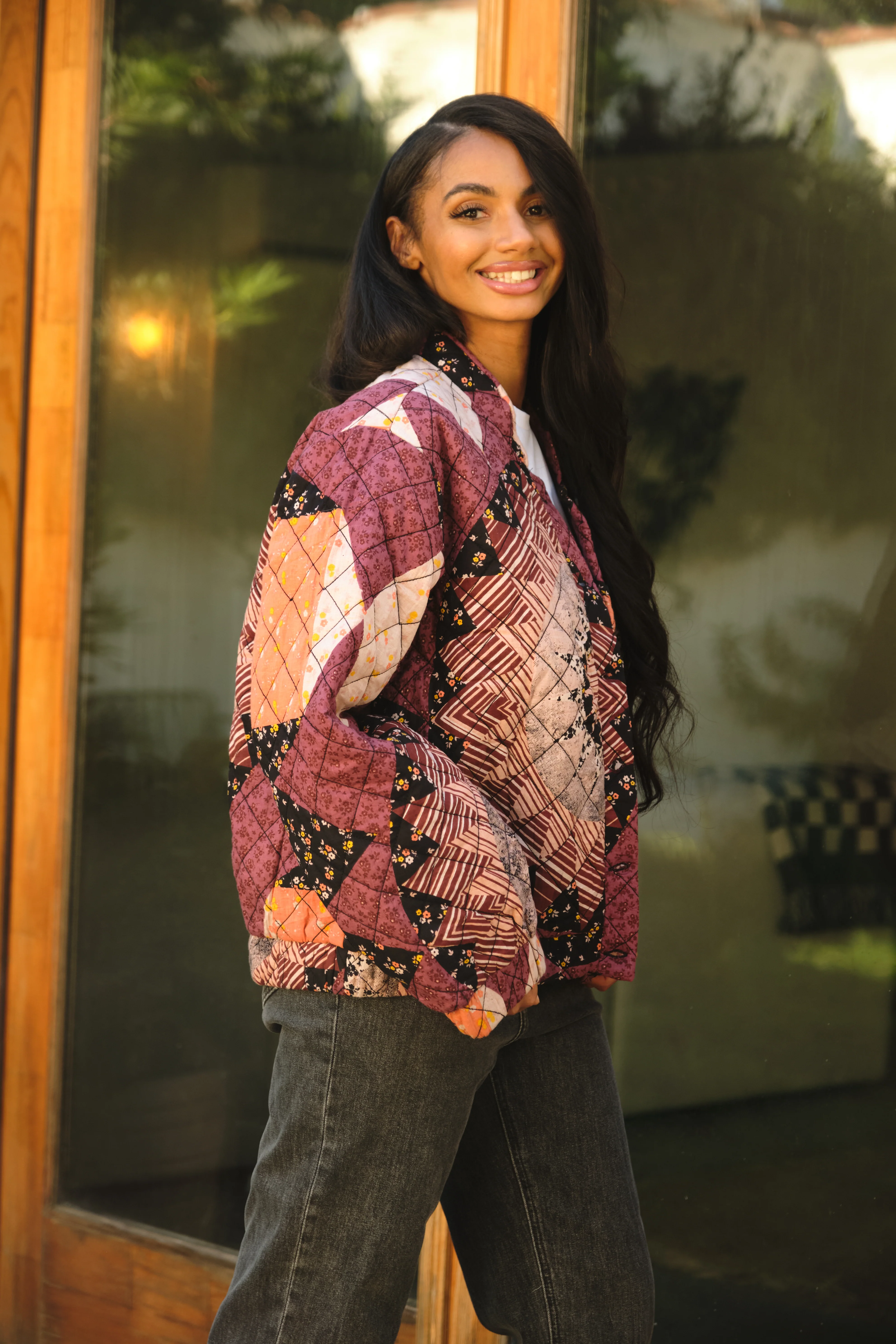 Purple and Orange Elony Jacket - Image 9