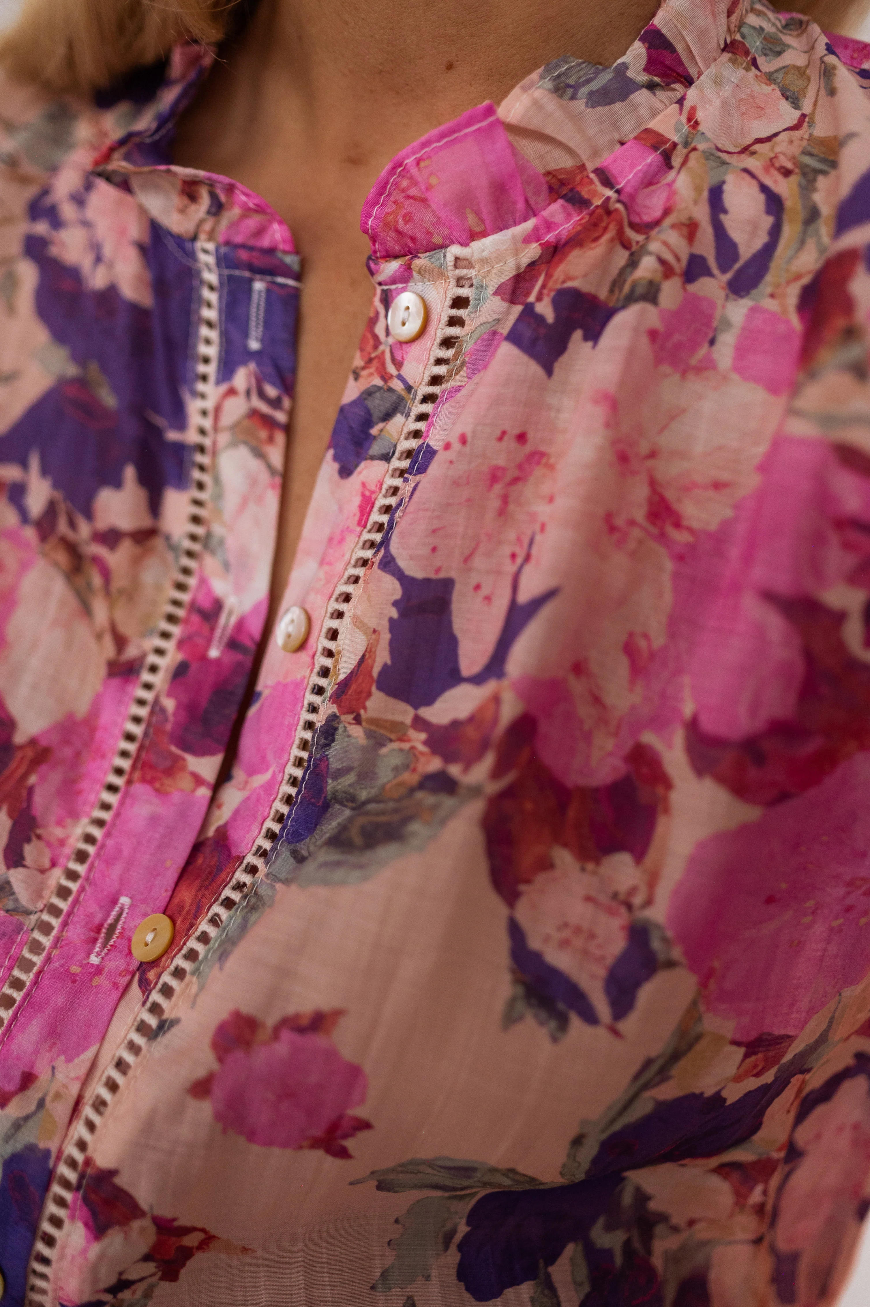 Purple Floral Rory Shirt - Image 4