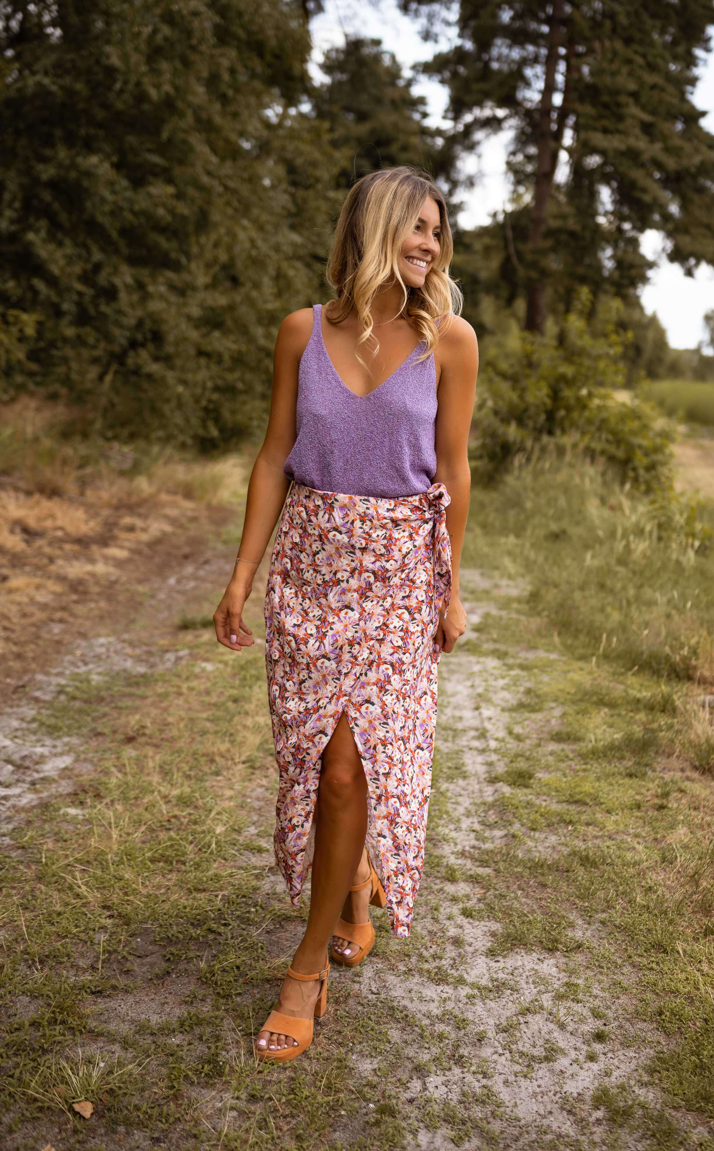 Purple Neda Wool Effect Top - Image 6
