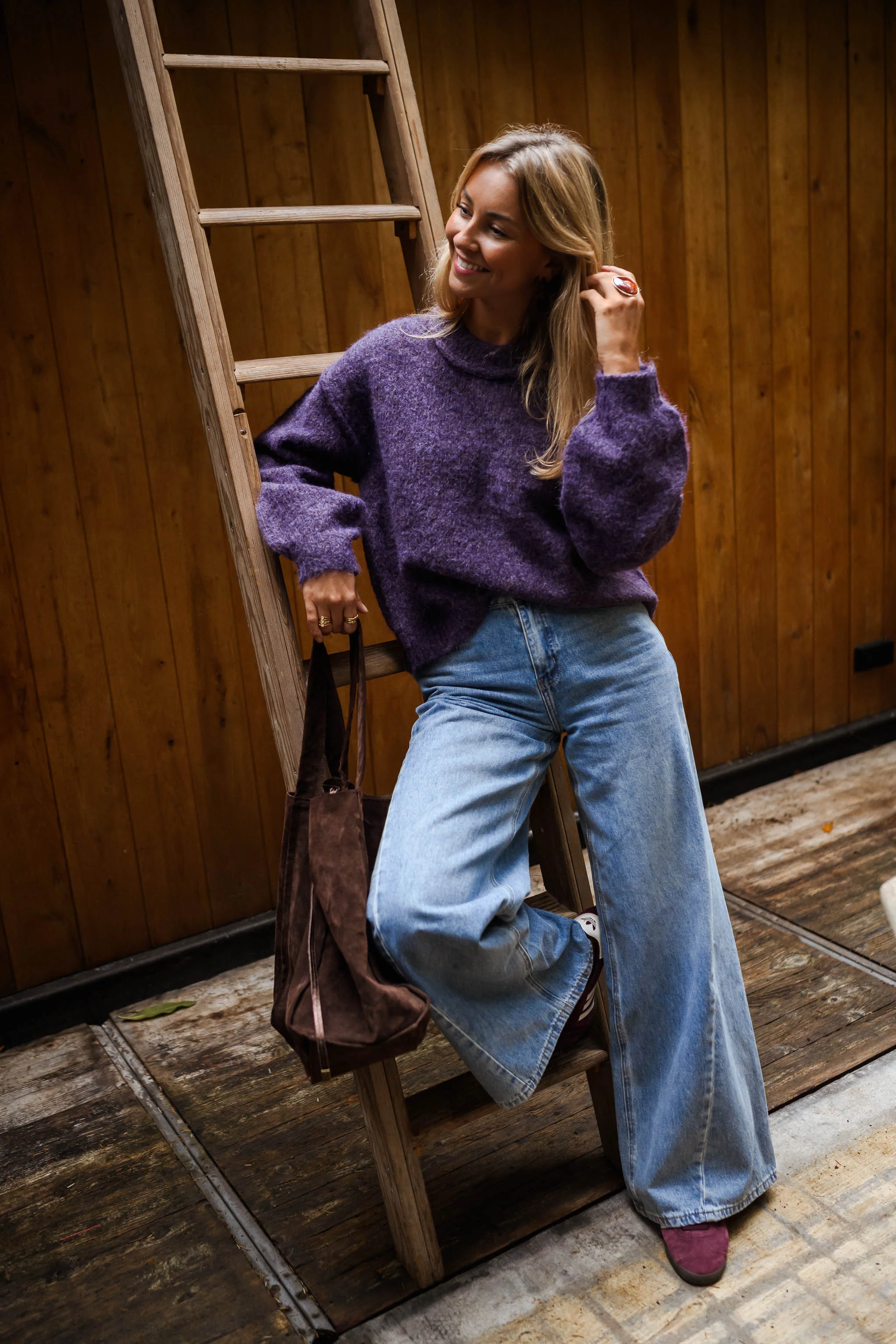 Purple Romeo Sweater - Image 3